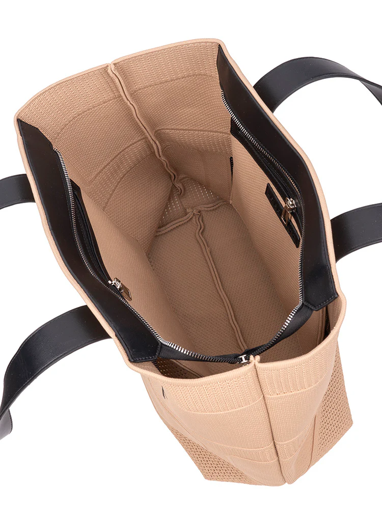 Ripple Tote Bag - Beige - Image 2