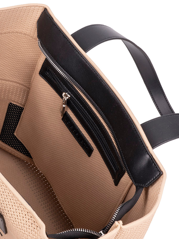 Ripple Tote Bag - Beige - Image 3