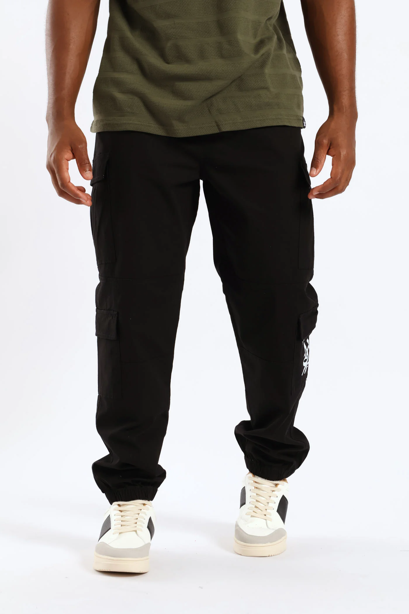 Ripstop Cargo Jogger - Black - Image 3