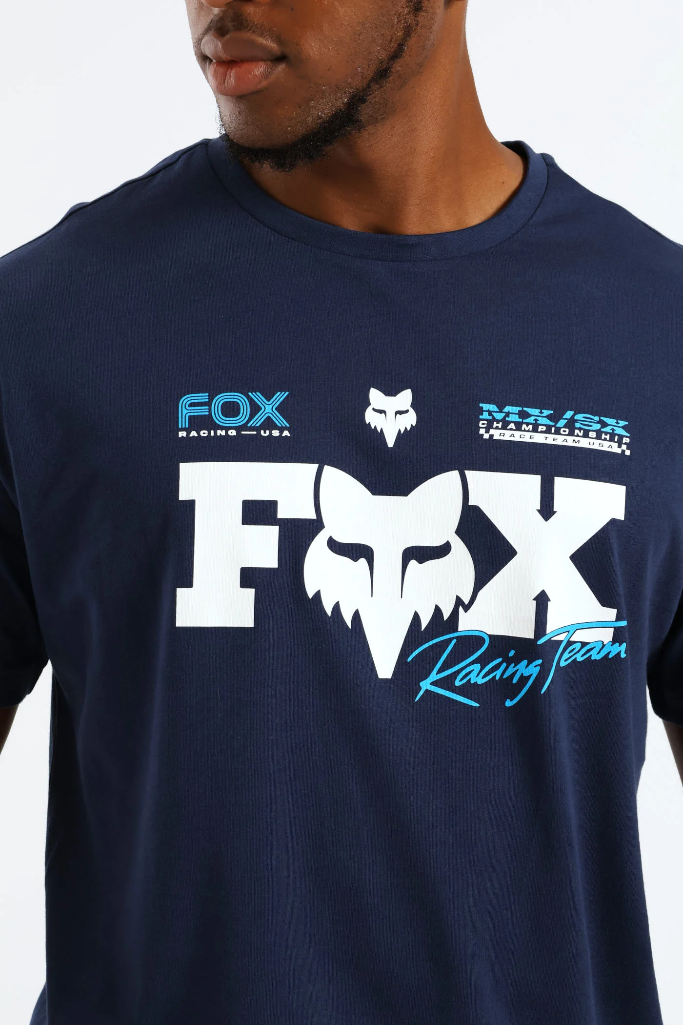 Rival Tee - Navy - Image 4