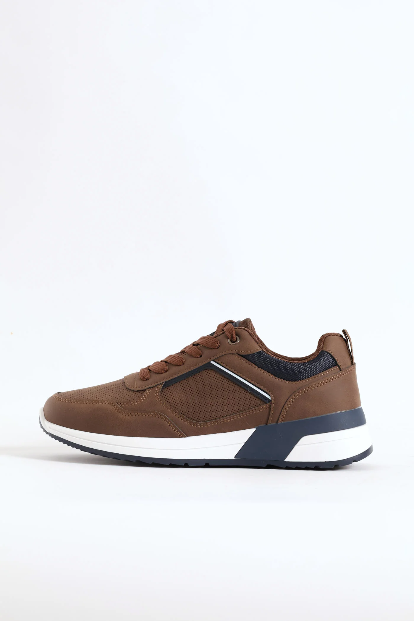 River Panelled Casual Sneaker - Brown - Image 3
