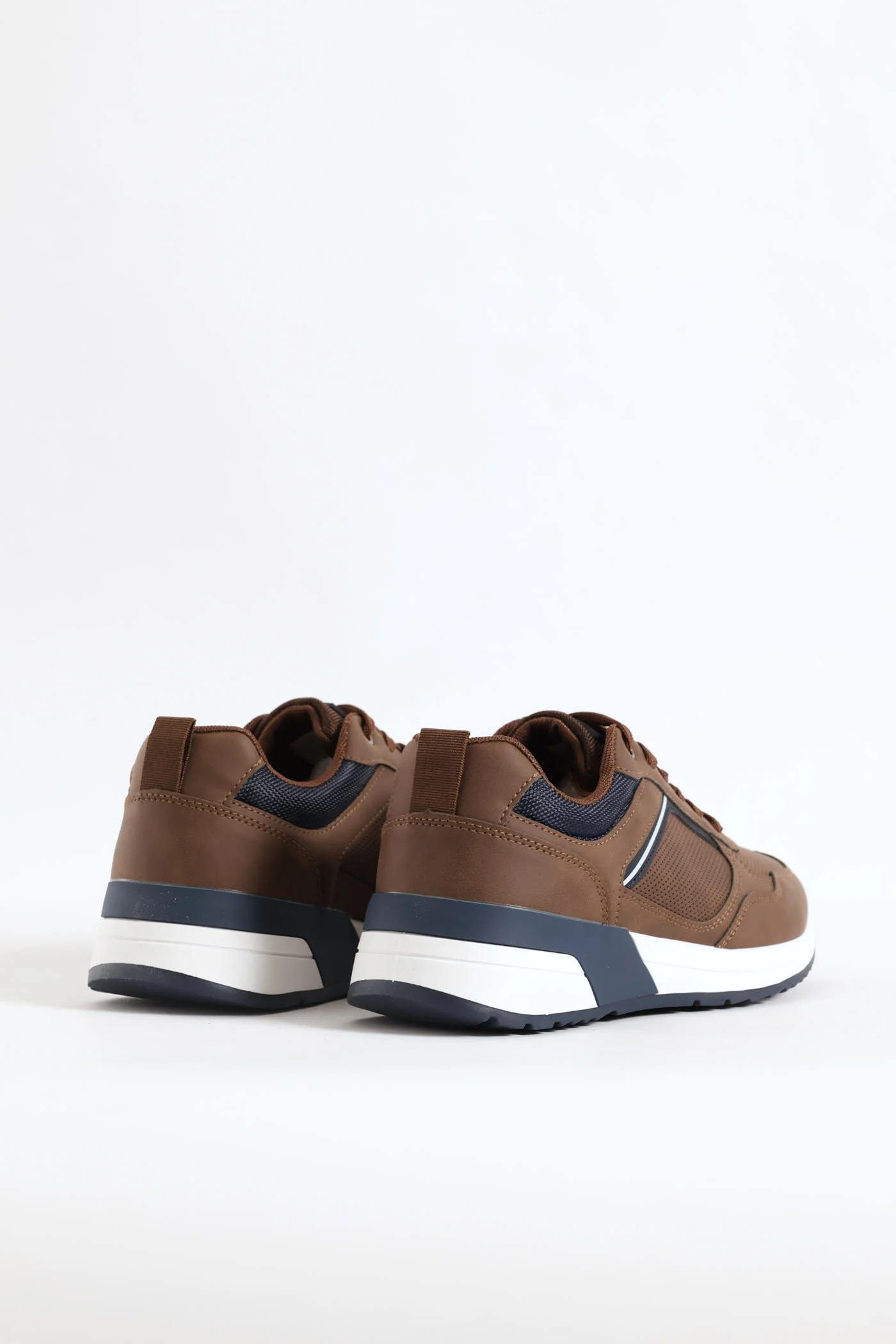 River Panelled Casual Sneaker - Brown - Image 5