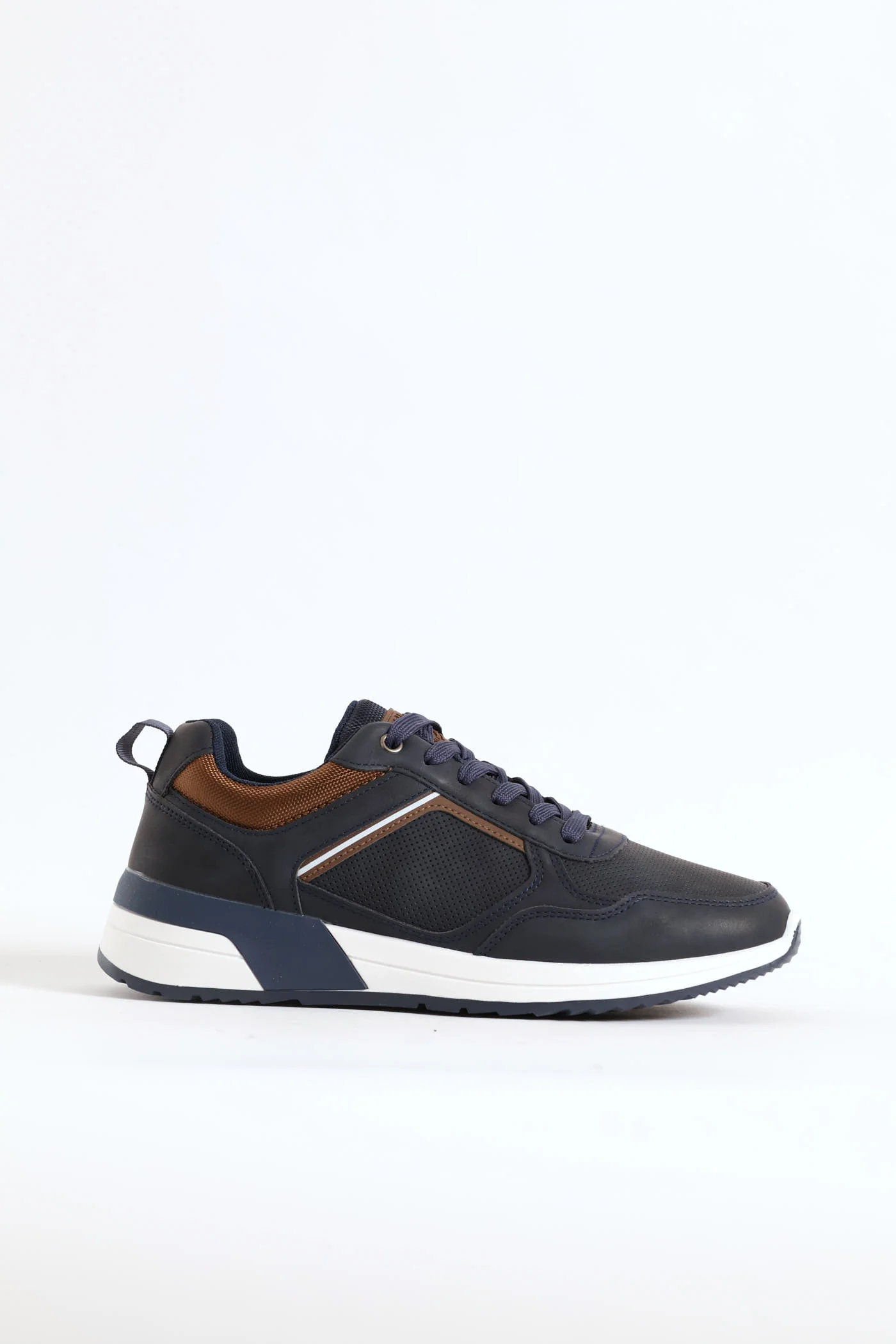 River Panelled Casual Sneaker - Navy - Image 2
