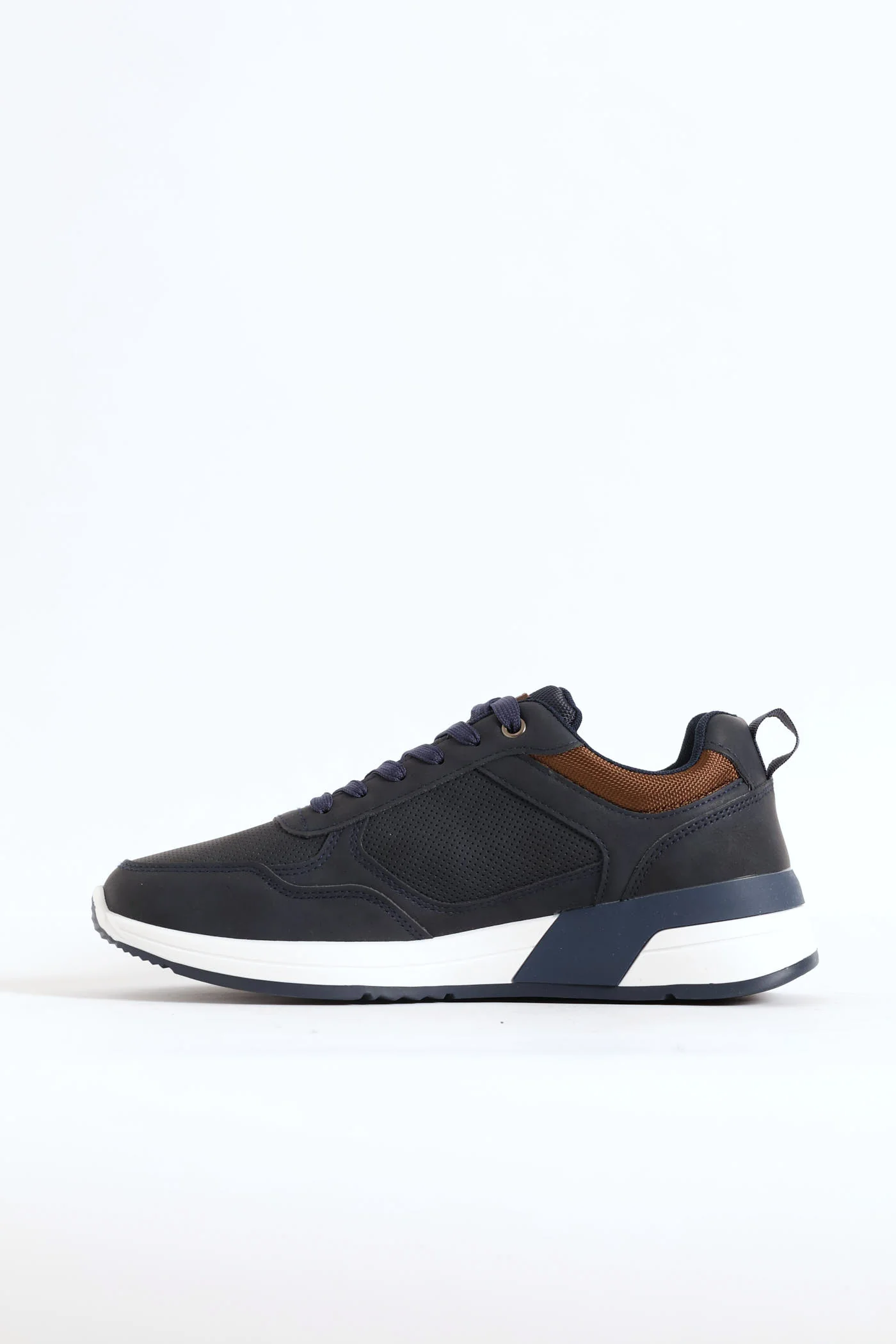 River Panelled Casual Sneaker - Navy - Image 3