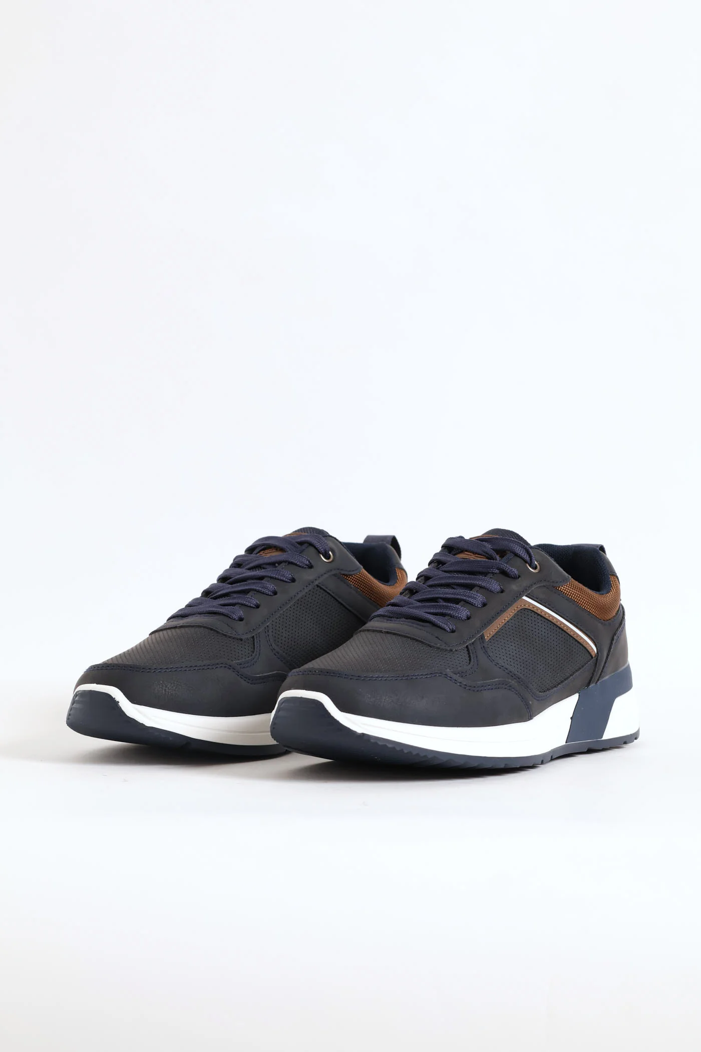 River Panelled Casual Sneaker - Navy - Image 4
