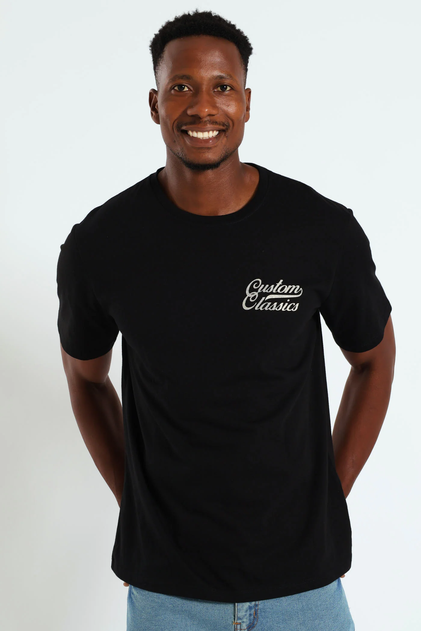 Road King Front & Back Tee - Black - Image 2