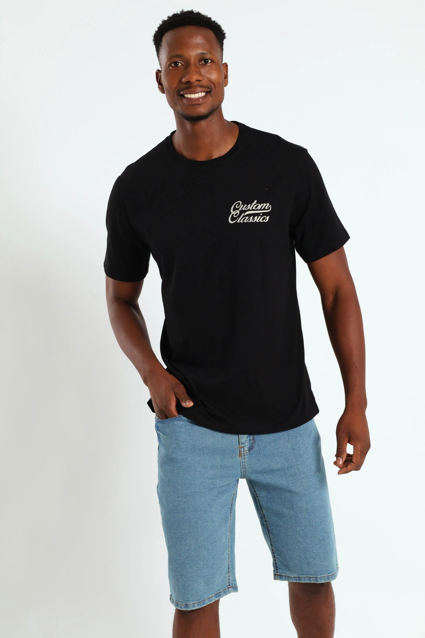 Road King Front & Back Tee - Black - Image 3