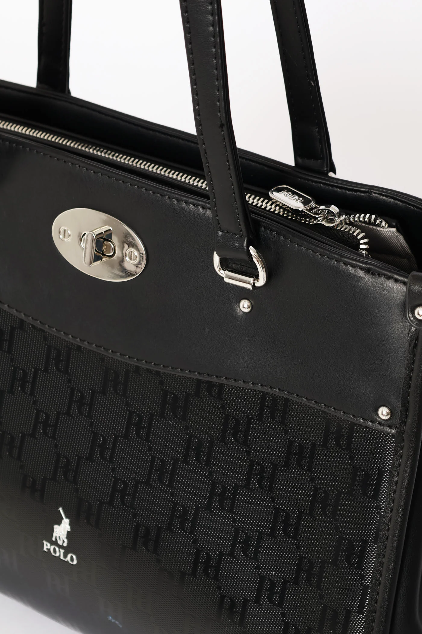 Rockford Tote Bag - Black - Image 2