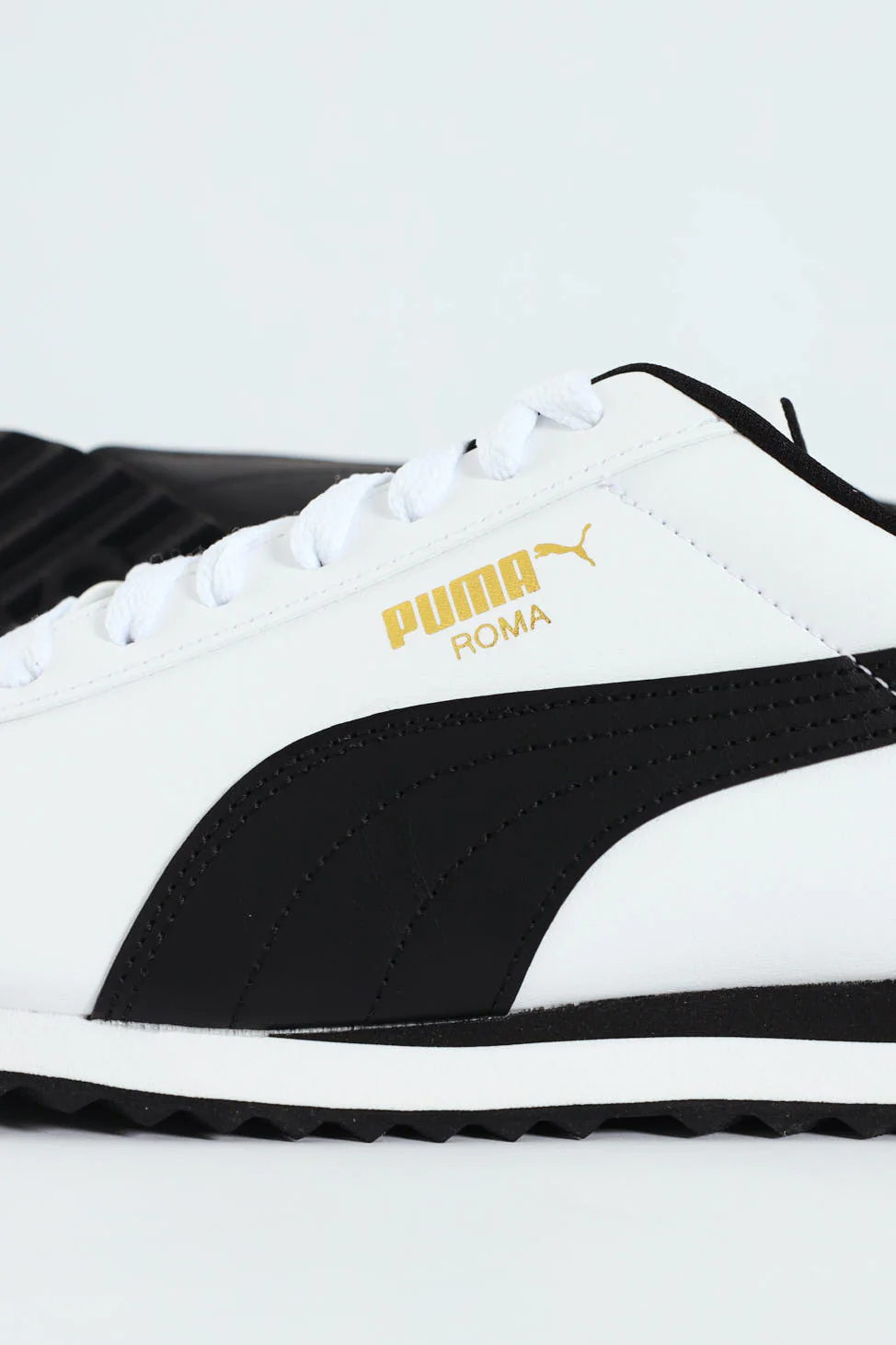 Roma Basic Sneaker - White/Black - Image 5