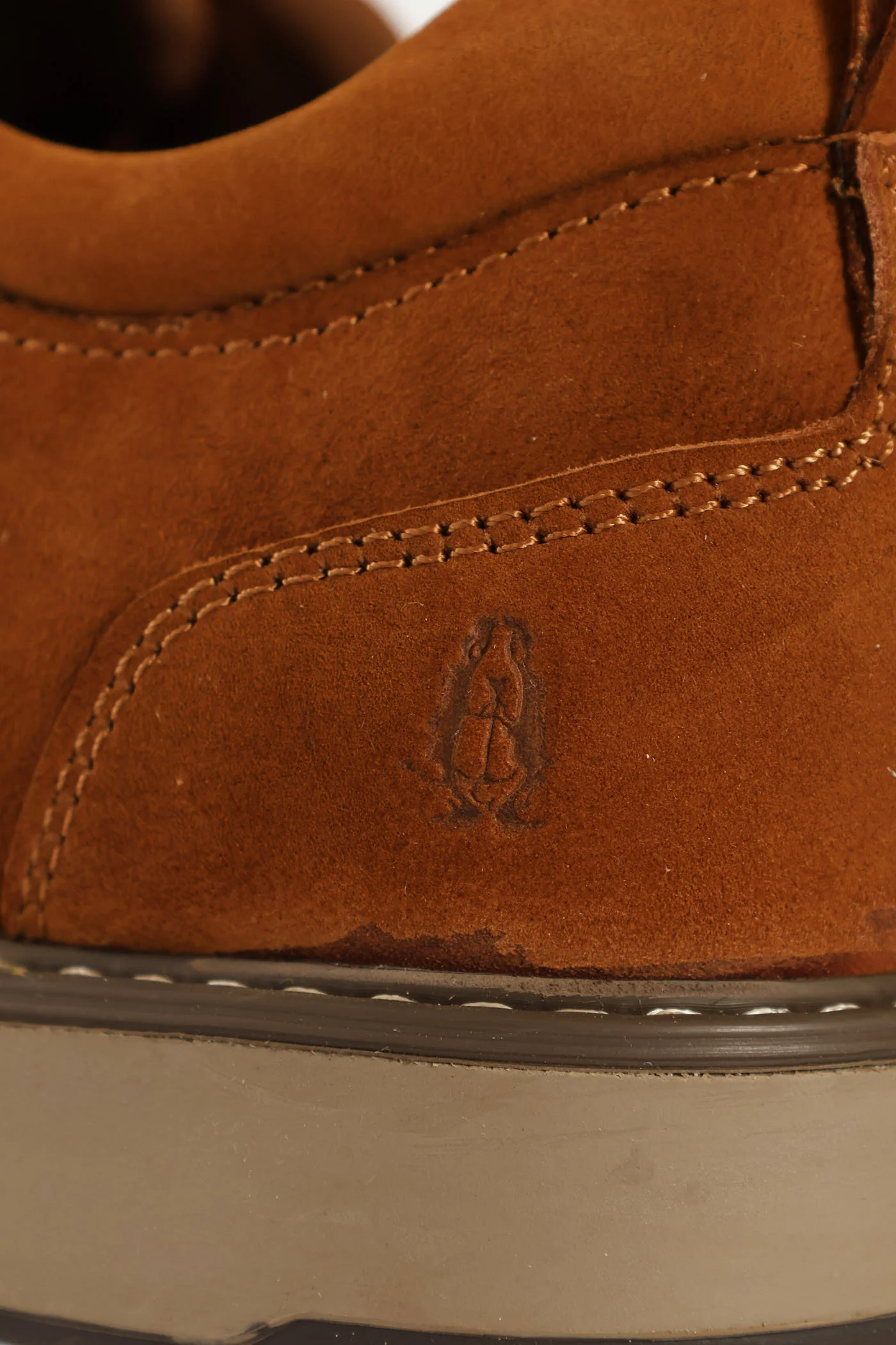 Ronnie Smart Casual Derby Shoe - Tan - Image 5