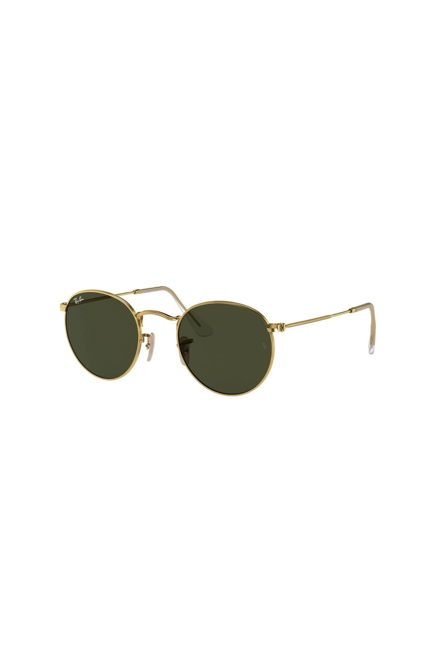 Round Frame/ Green Lens - Gold - Image 2