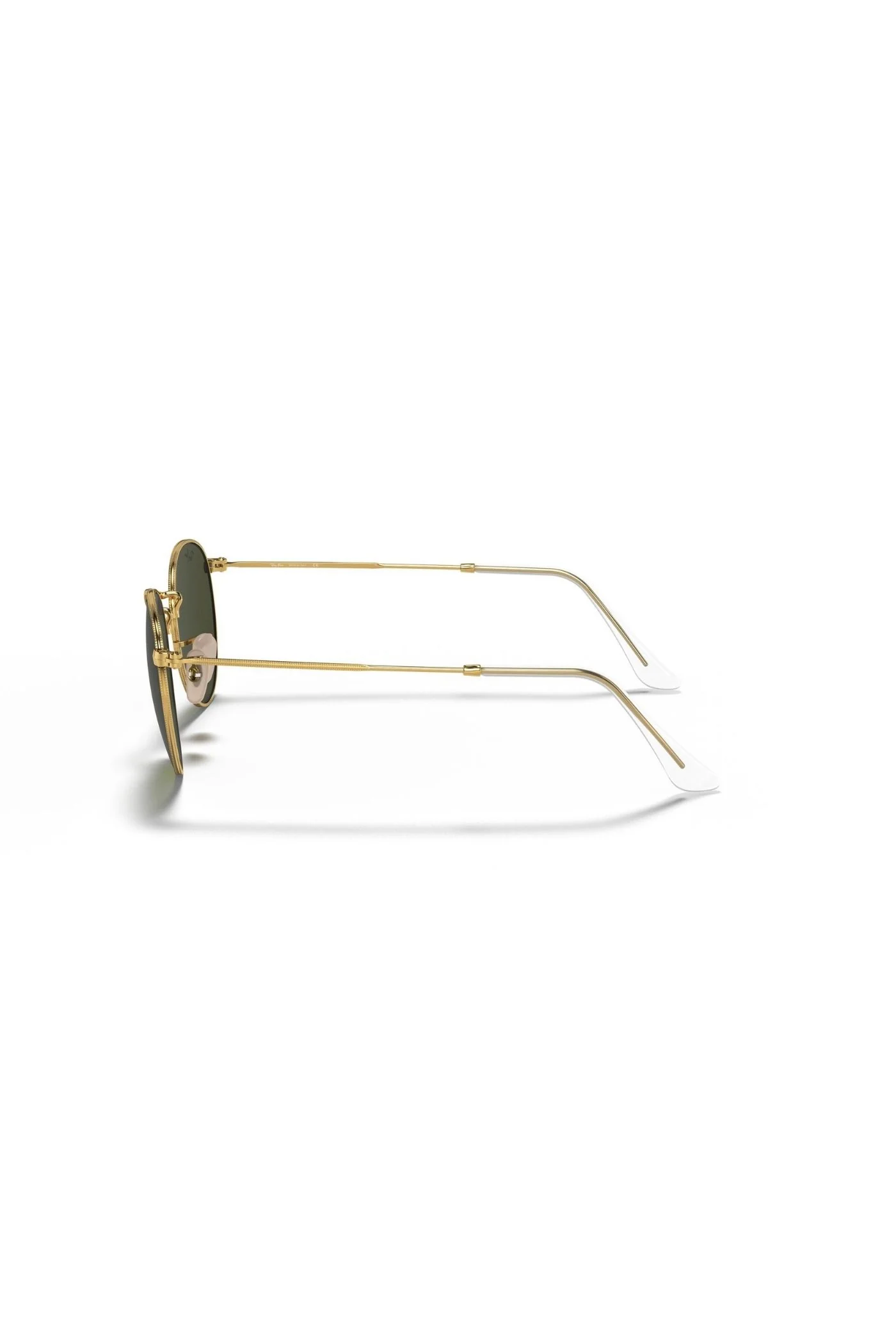 Round Frame/ Green Lens - Gold - Image 3
