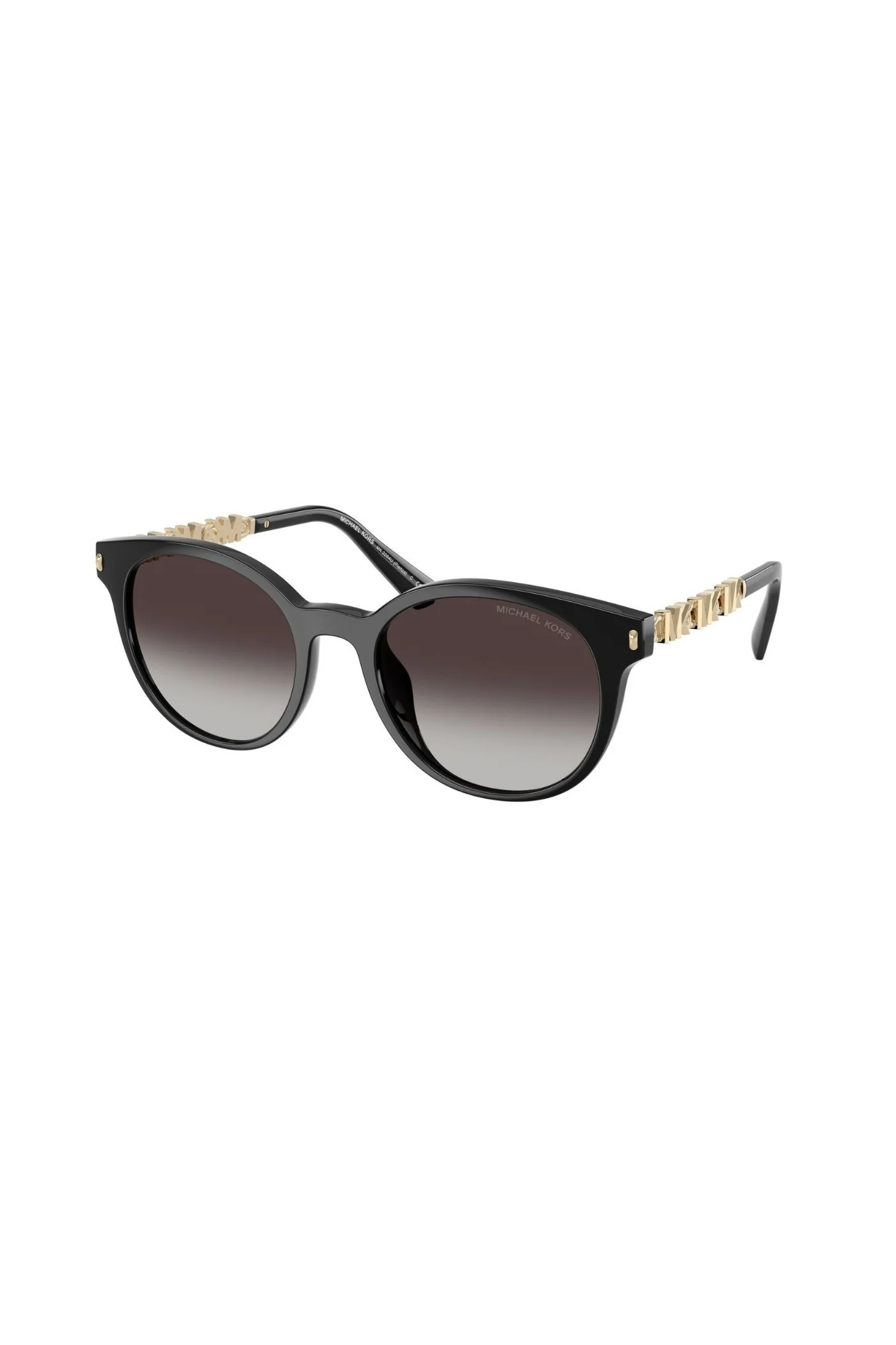 Round Frame/ Grey Lens - Black - Image 3