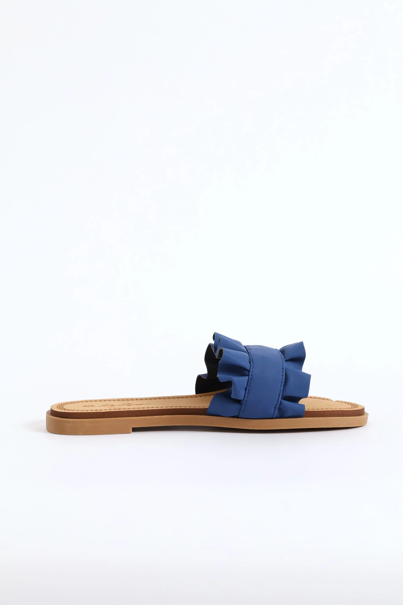 Ruffled Sandal - Blue - Image 4