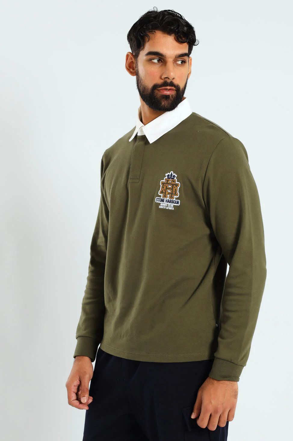 Long Sleeve Rugby Golfer - Fatigue - Image 2
