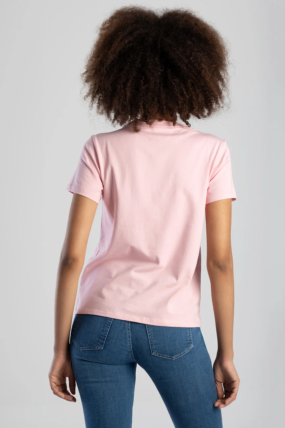 Rumours Regular Fit Pearl And Bling Logo Top - Pink - Image 4