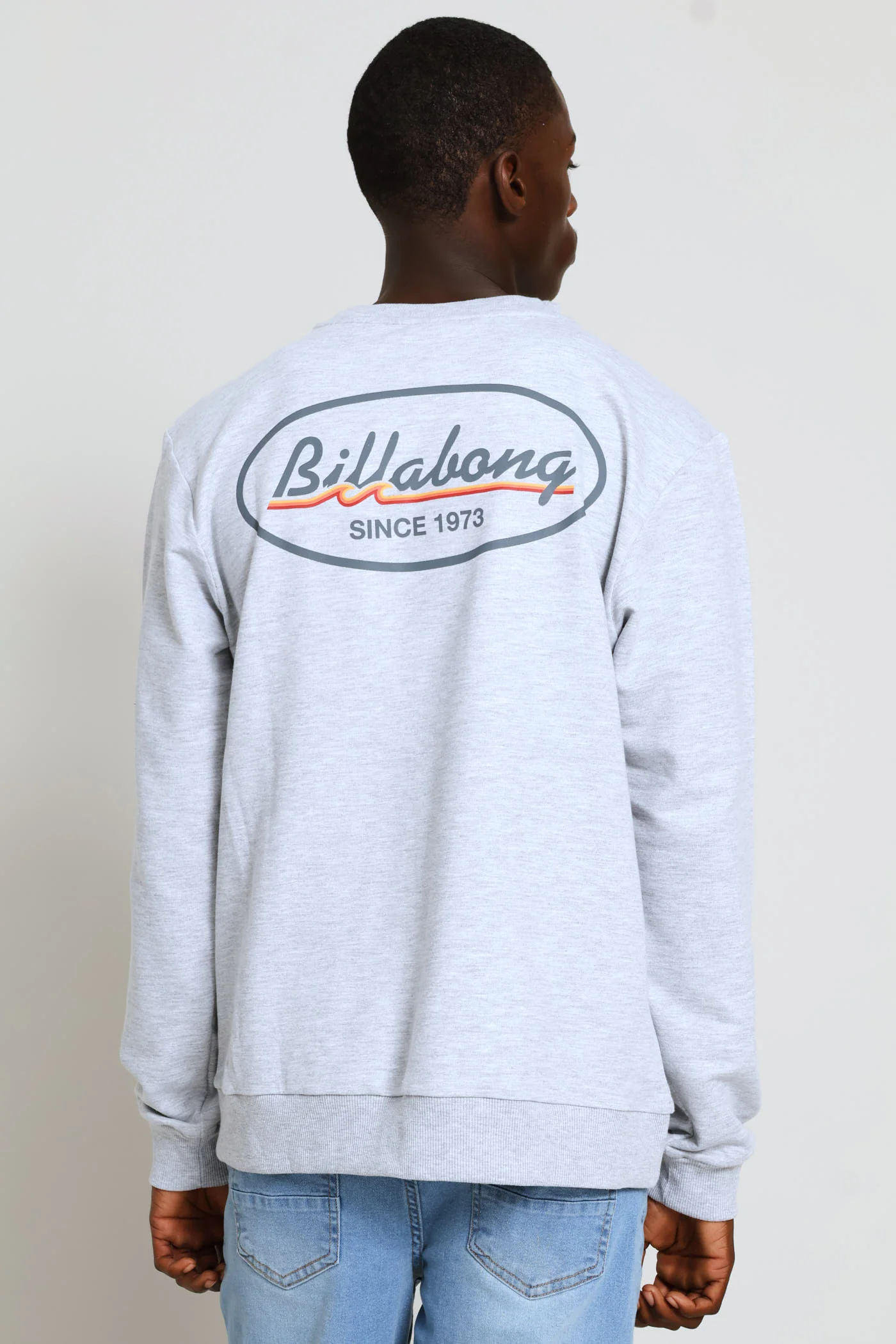 Runner Crew Top - Grey Melange - Image 2