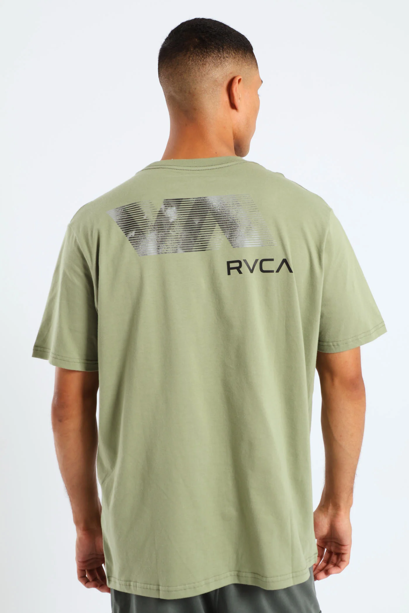 Rvca Blur Va Tee - Olive - Image 2