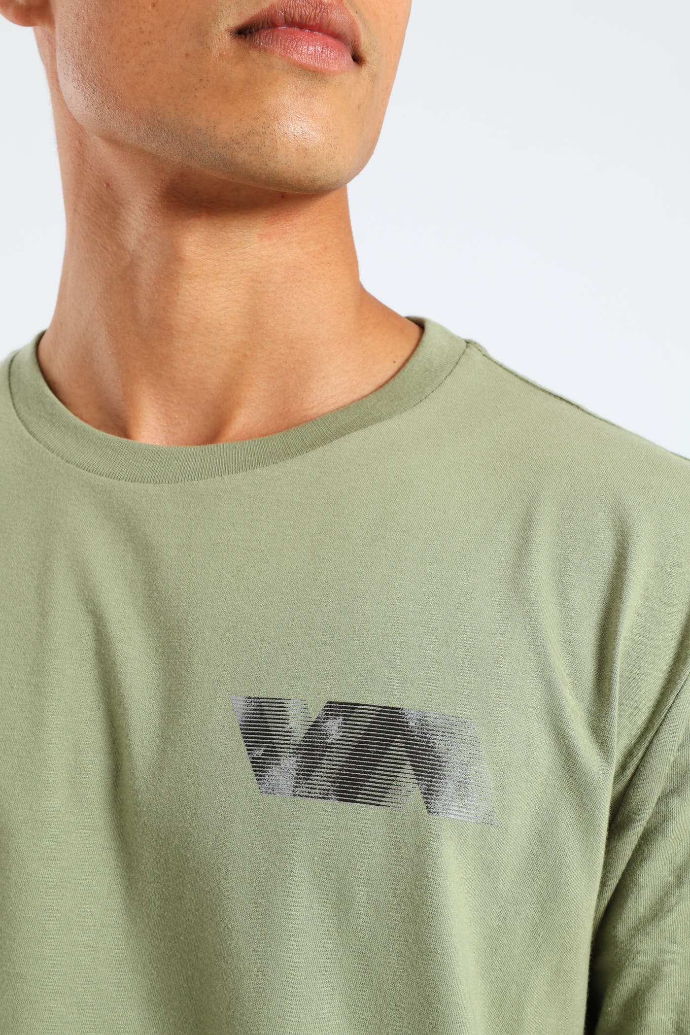 Rvca Blur Va Tee - Olive - Image 4