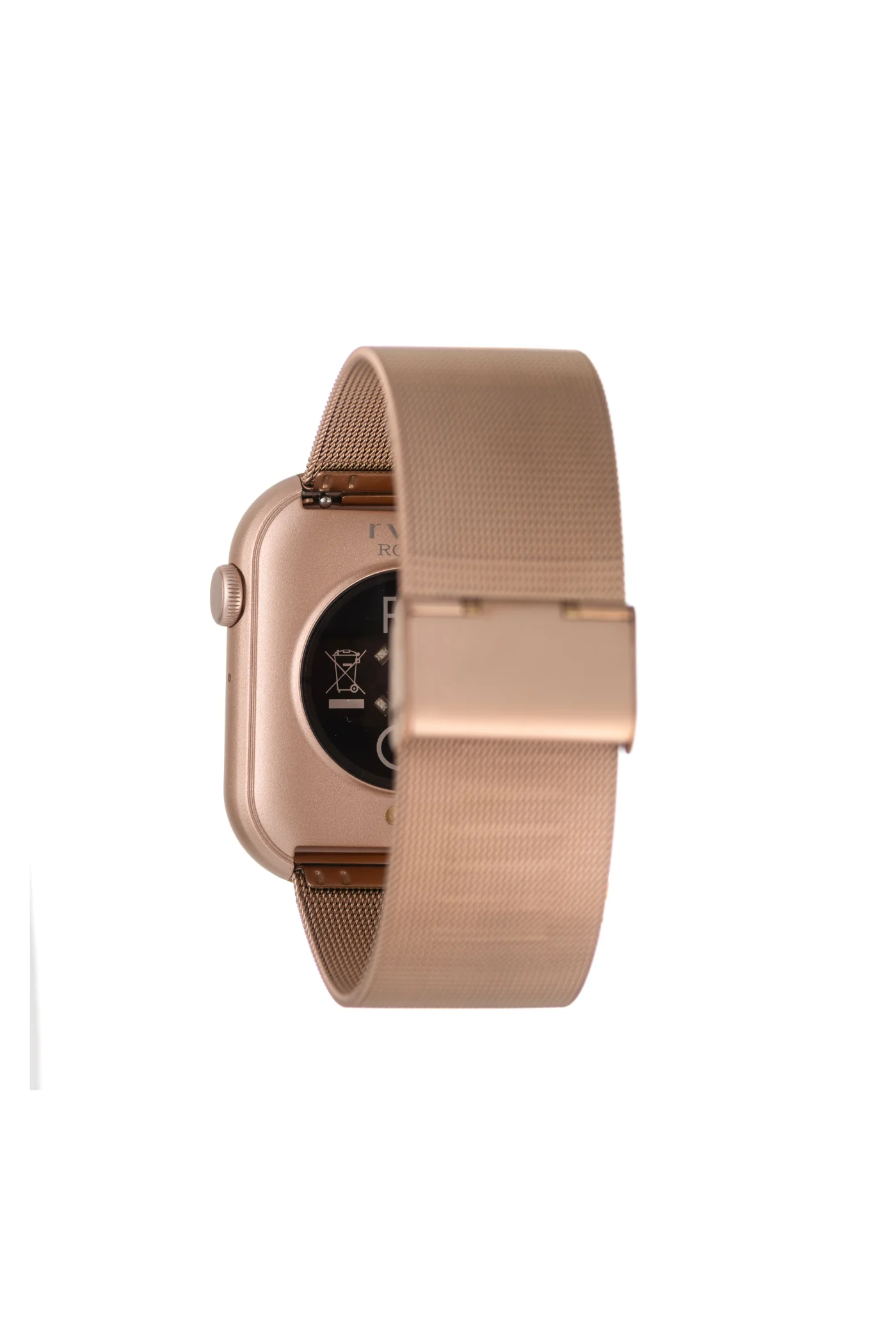 Rvlri 37Mm X 45Mm Smart Watch, Rg Mesh Band - Rose Gold - Image 4