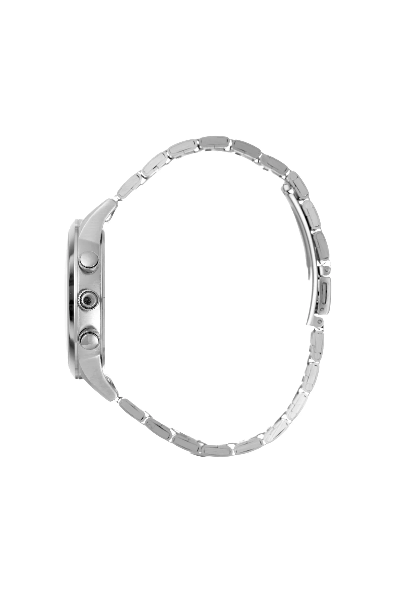43mm Case Silver Metal Watch - Silver - Image 2