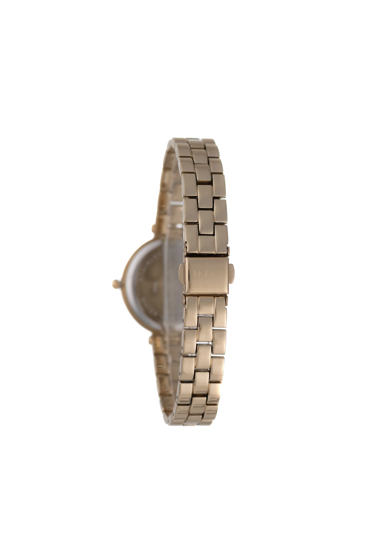 Ladies 30mm Case Gold Metal Band Watch - Gold - Image 4
