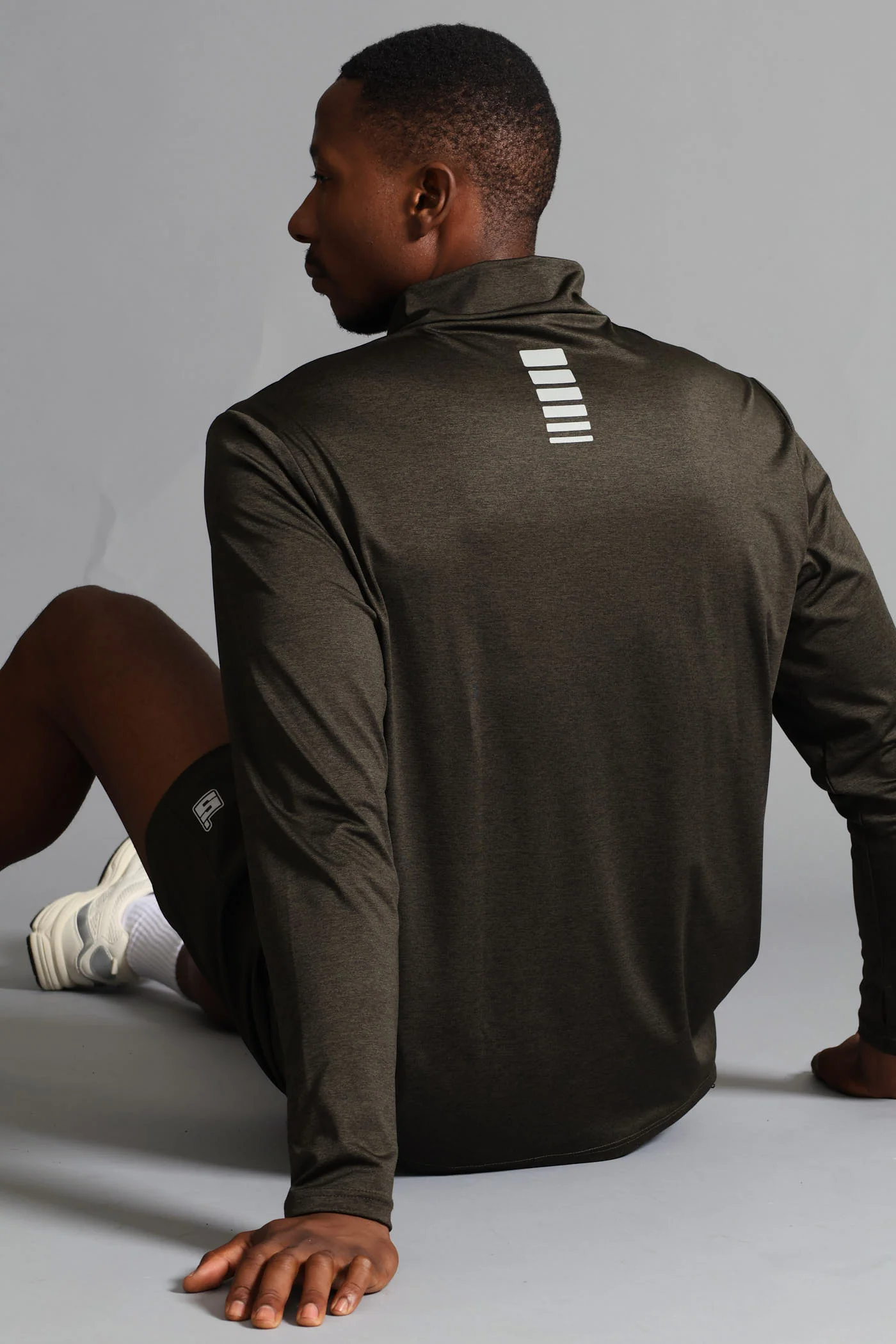 S ACTIVE 1/4 ZIP Active Top - Fatigue - Image 10