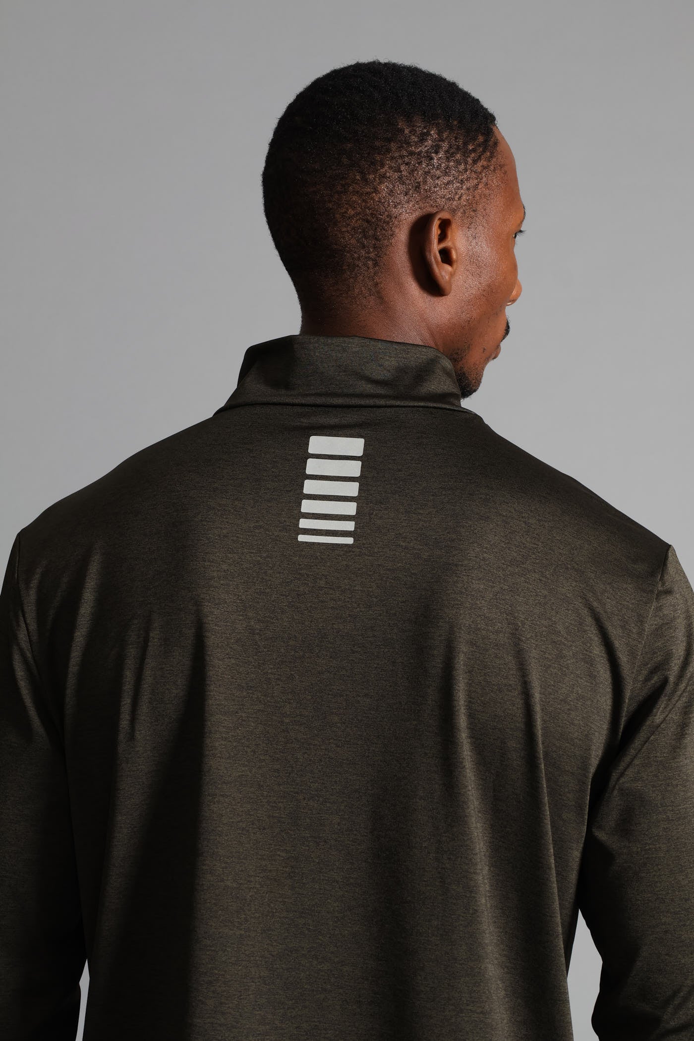 S ACTIVE 1/4 ZIP Active Top - Fatigue - Image 2