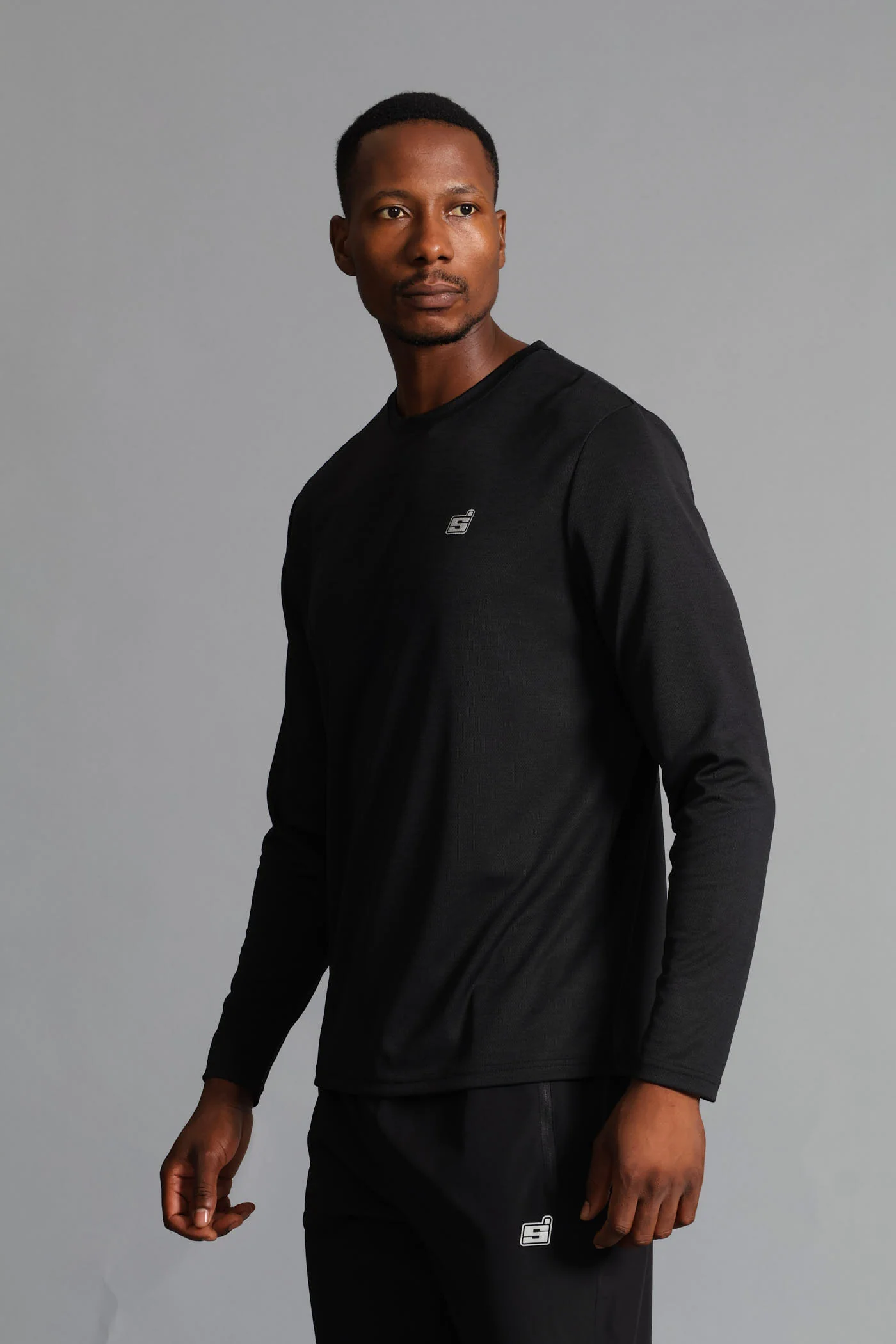 S ACTIVE Performance Long Sleeve T-Shirt - Black - Image 3