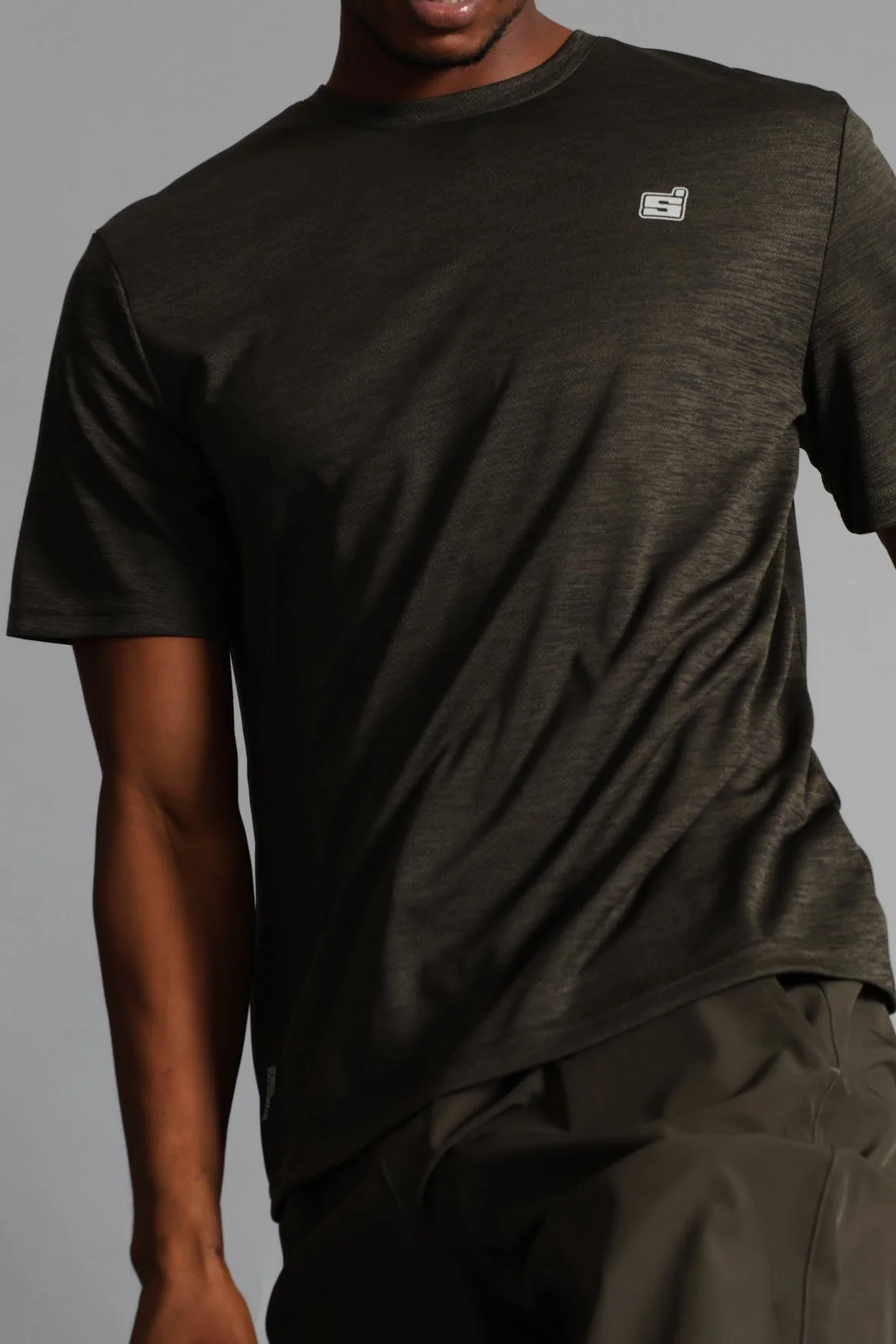 S ACTIVE Performance T-Shirt  - Fatigue - Image 2