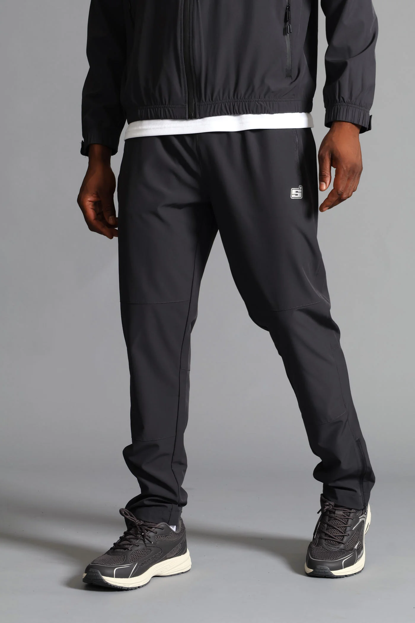 S ACTIVE Woven Trackpant  - Charcoal - Image 2