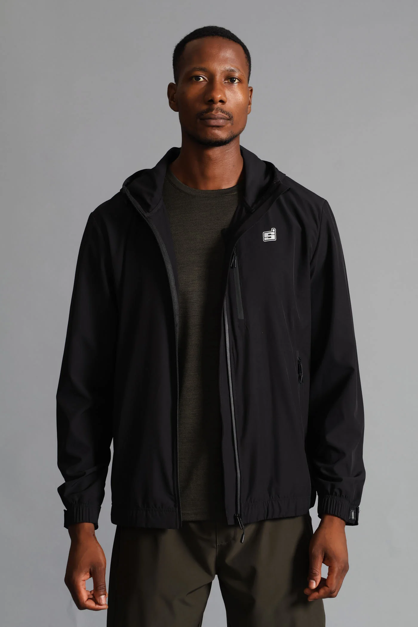 S ACTIVE Zip Through Jacket - Black - Image 2