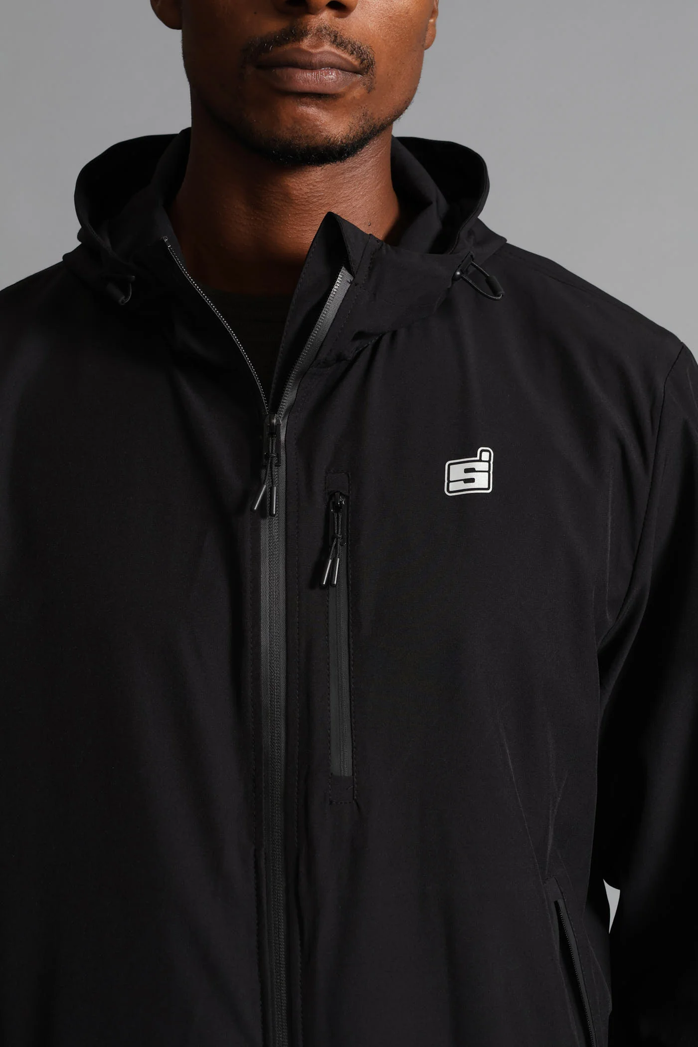 S ACTIVE Zip Through Jacket - Black - Image 3