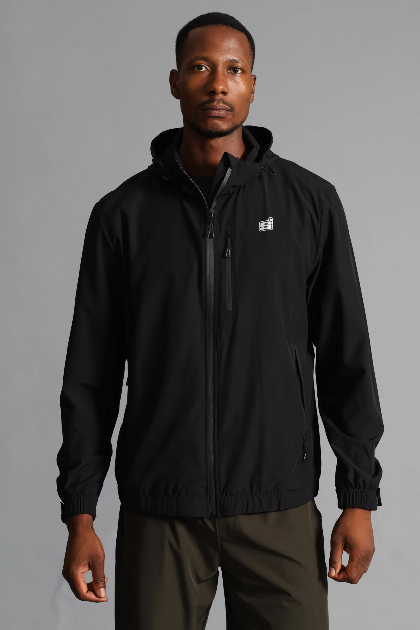 S ACTIVE Zip Through Jacket - Black - Image 4