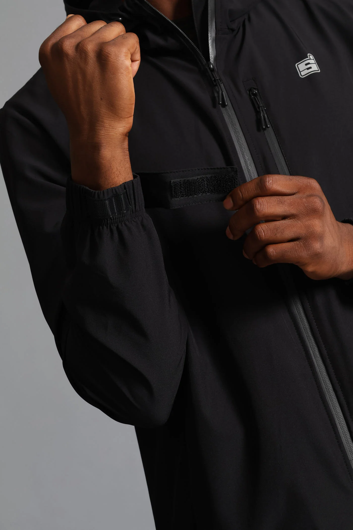 S ACTIVE Zip Through Jacket - Black - Image 8