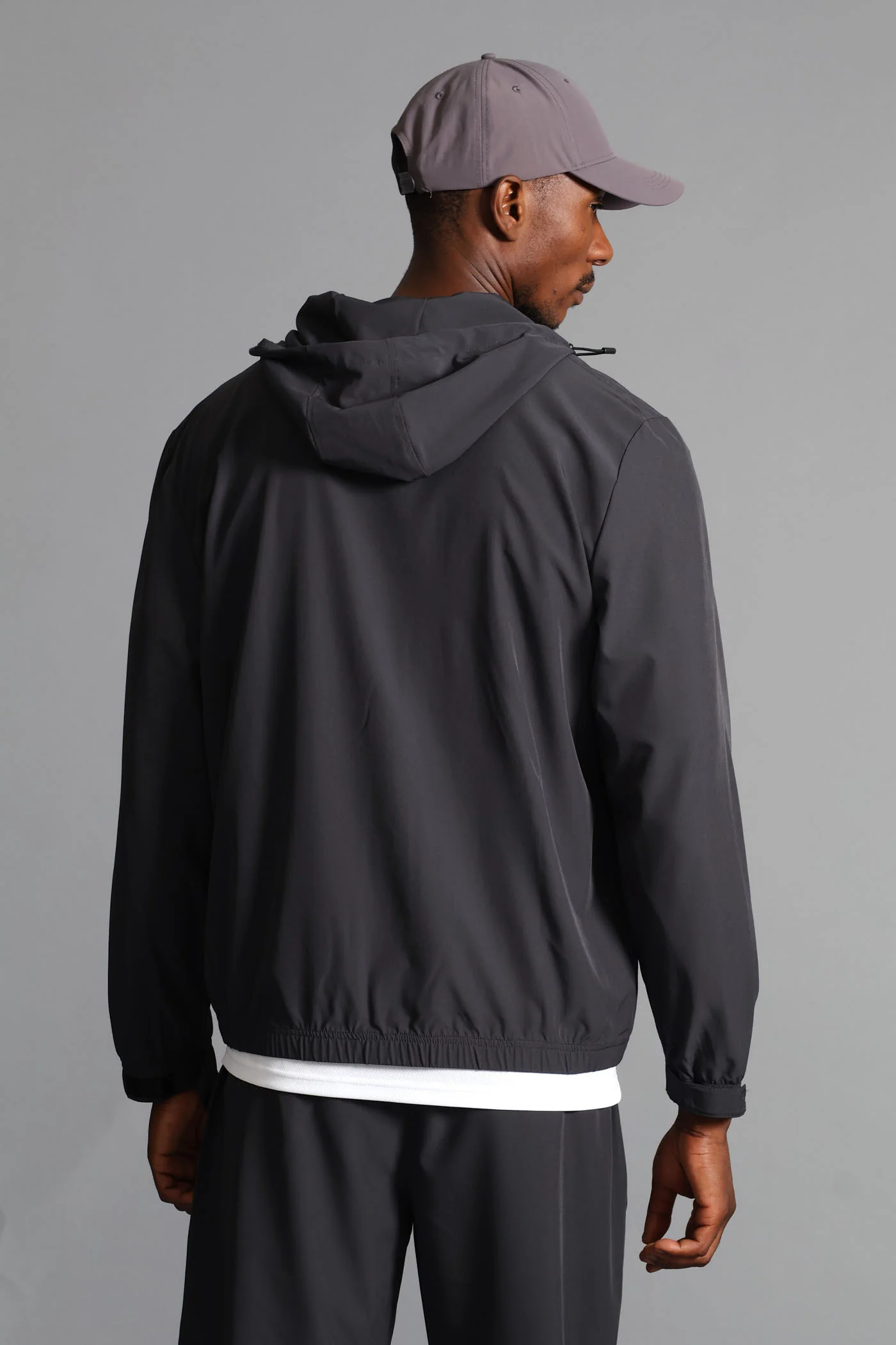 S ACTIVE ZIP Through Jacket  - Charcoal - Image 6