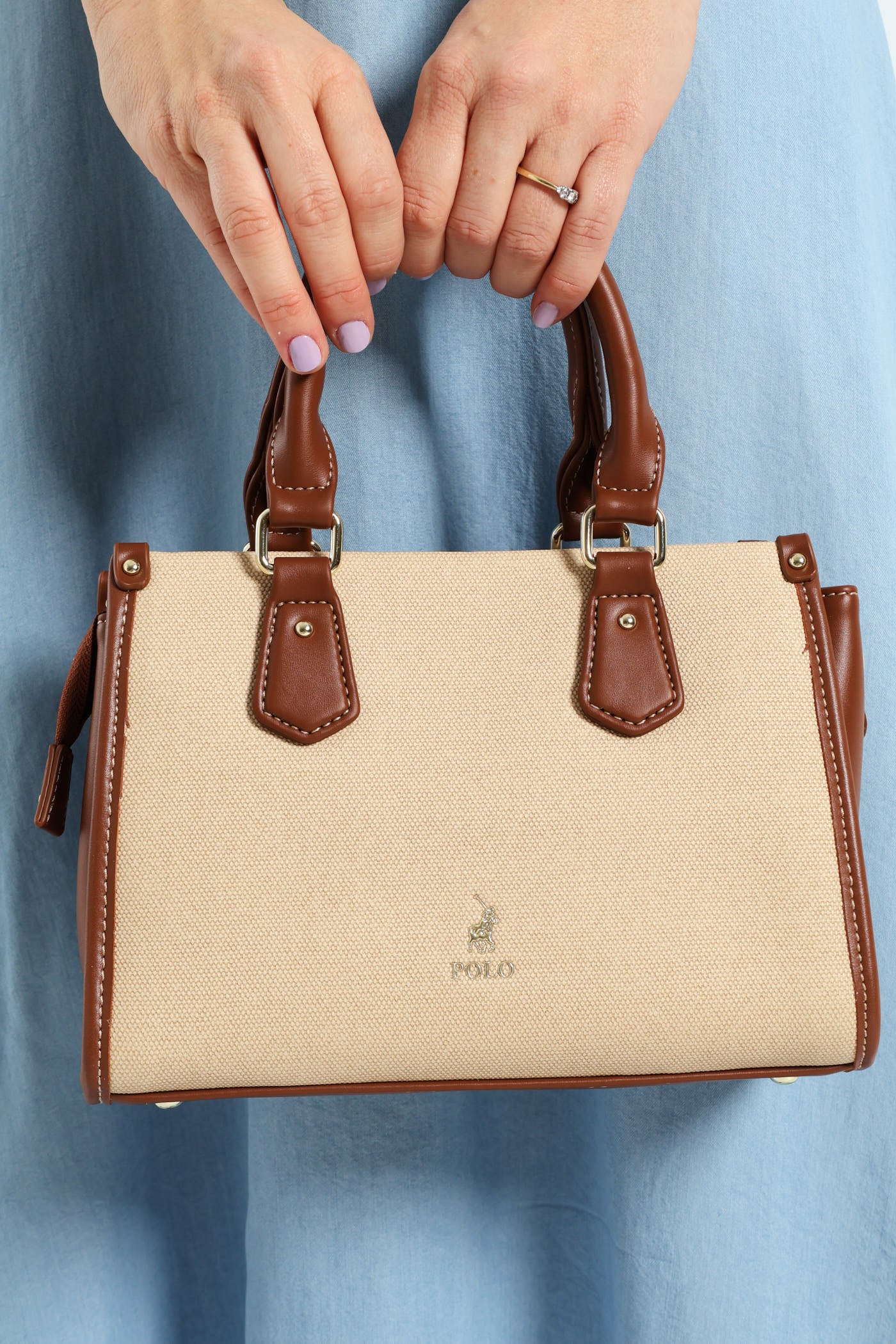 Sahara Small Shopper Bag - Tan - Image 2