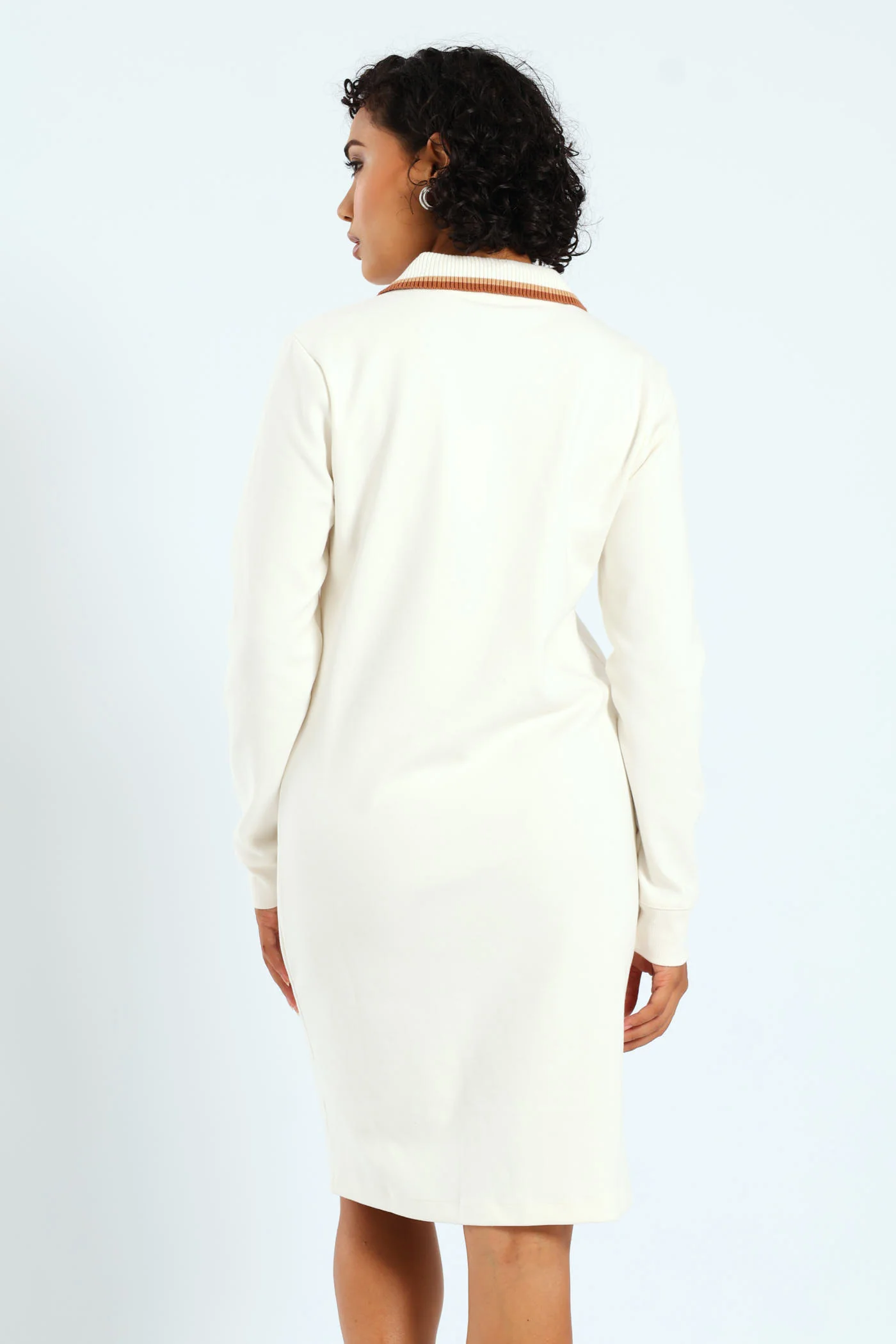 Sam Long Sleeve V-Neck Golfer Dress - Image 4
