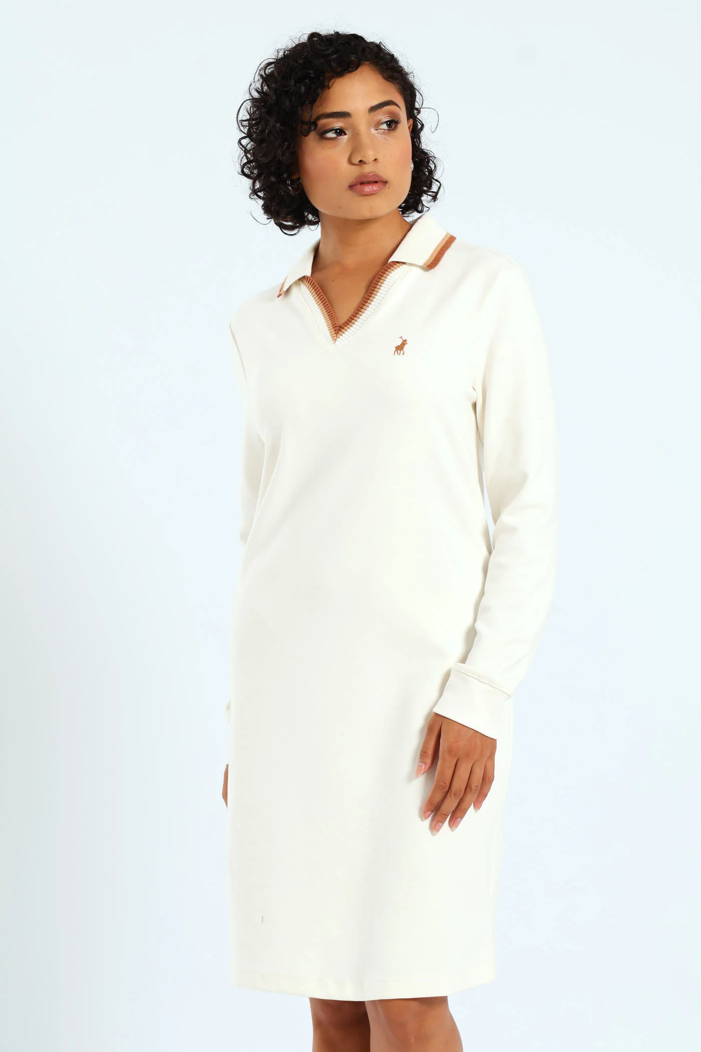 Sam Long Sleeve V-Neck Golfer Dress - Image 5