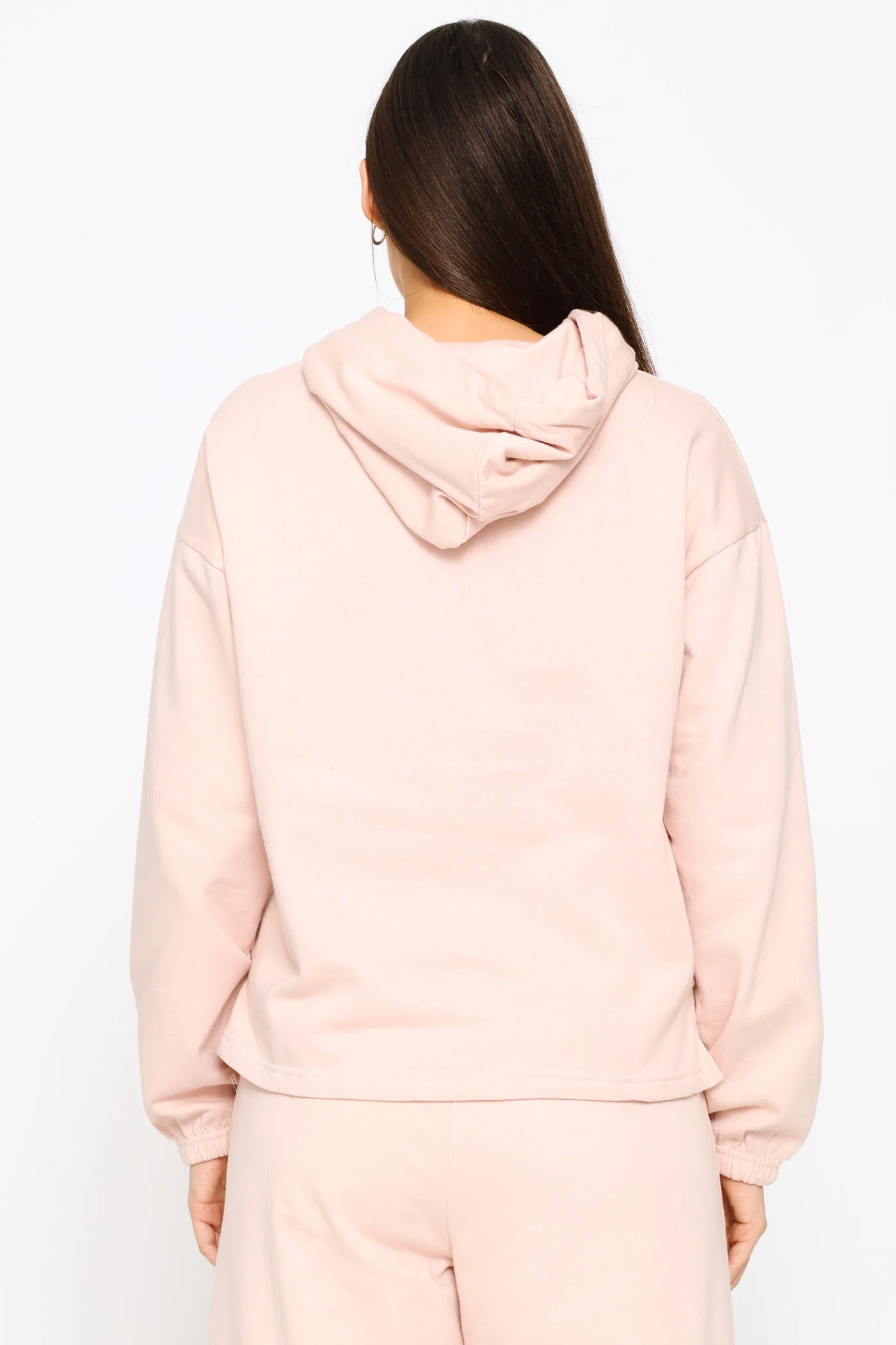 San Francisco Embroidered Hoody - Light Pink - Image 4