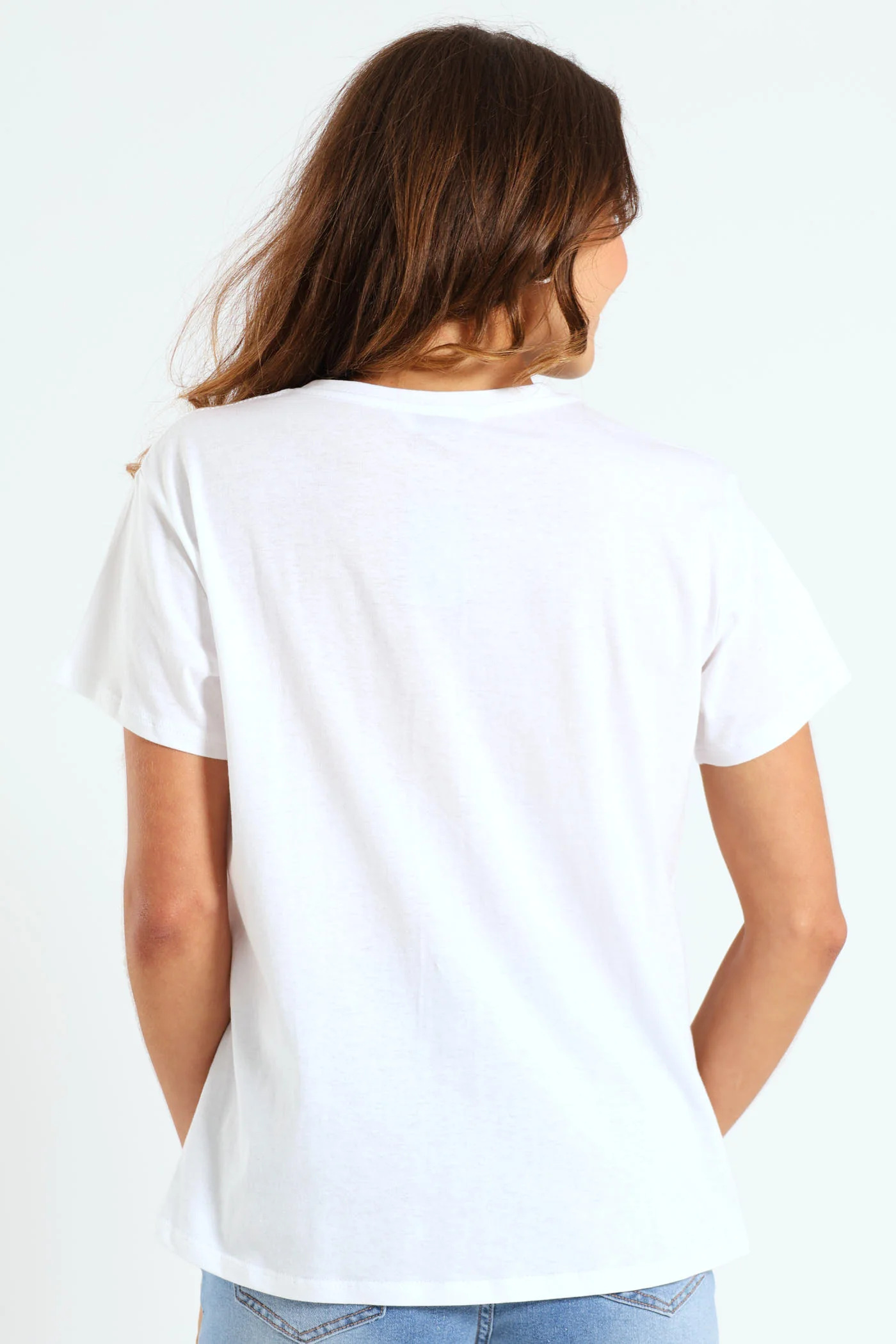 Santorini Marine Tee - White - Image 4