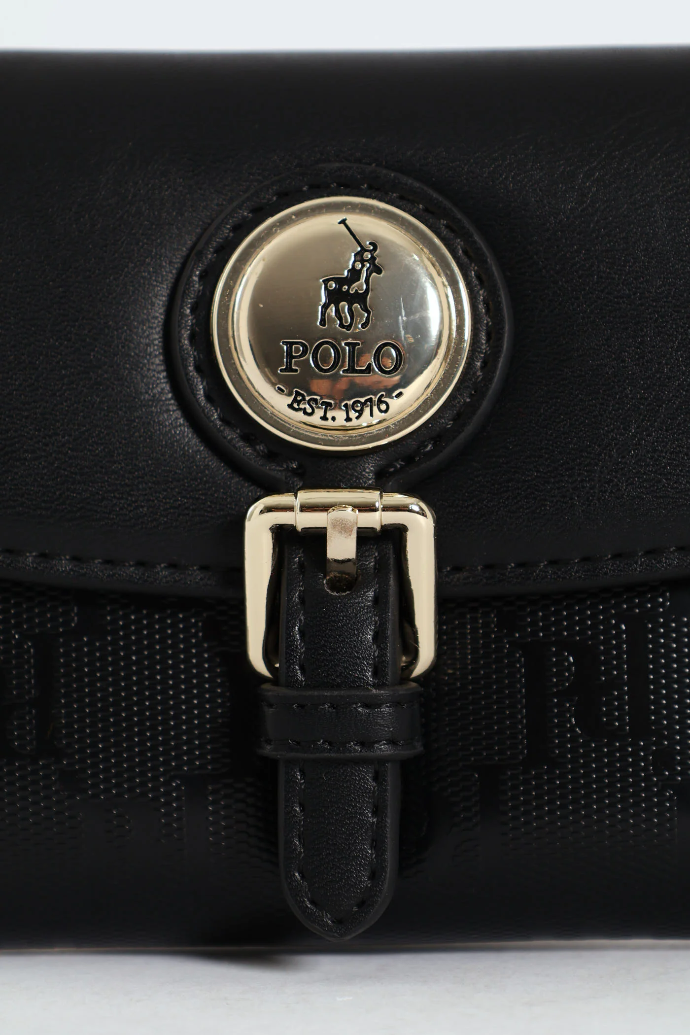 Savoy Compact Trifold Purse - Black - Image 5