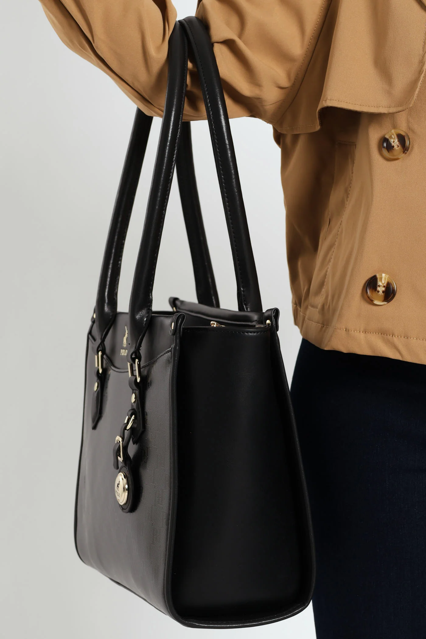 Savoy Tote Bag - Black - Image 3