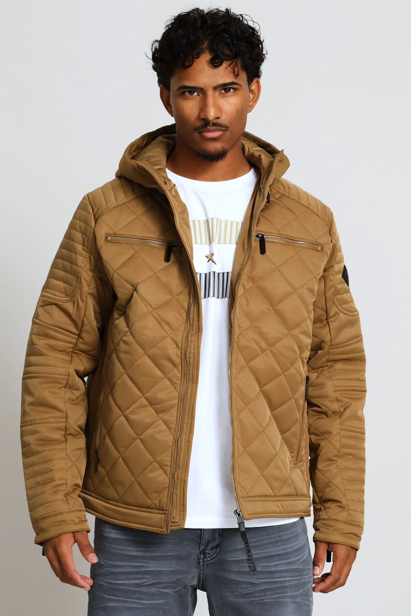 Saxon Jacket - Camel - Image 3