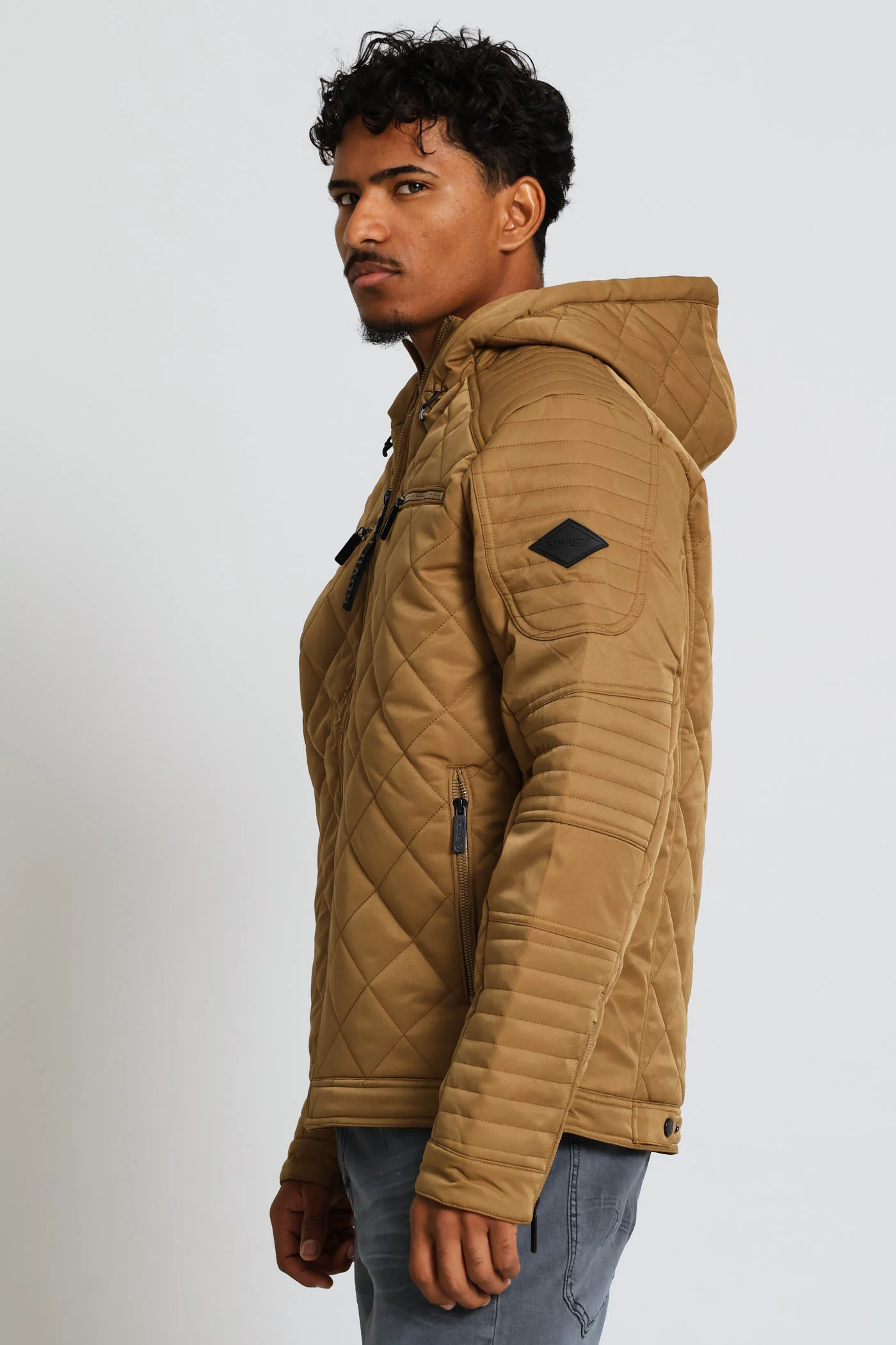 Saxon Jacket - Camel - Image 4