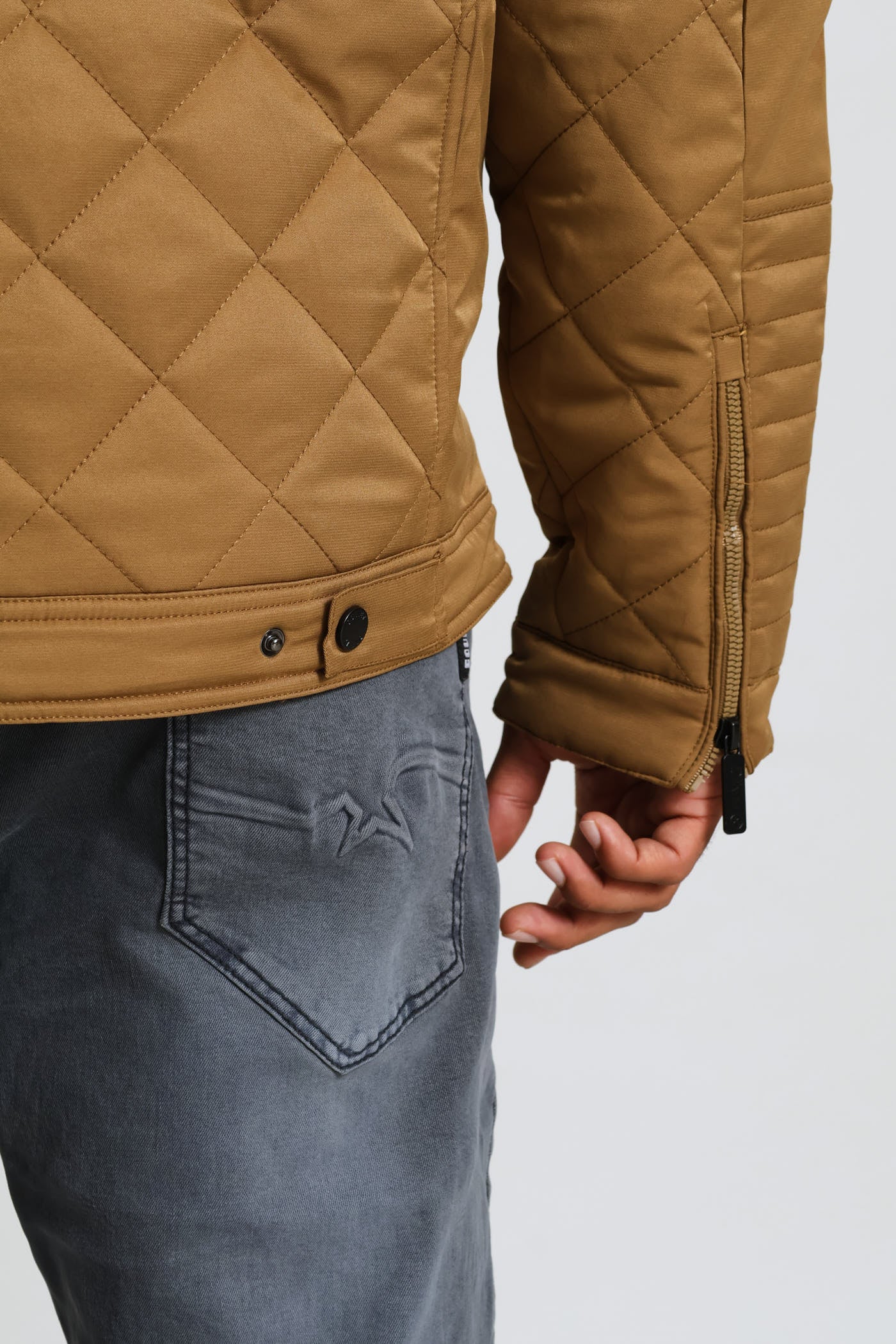 Saxon Jacket - Camel - Image 8