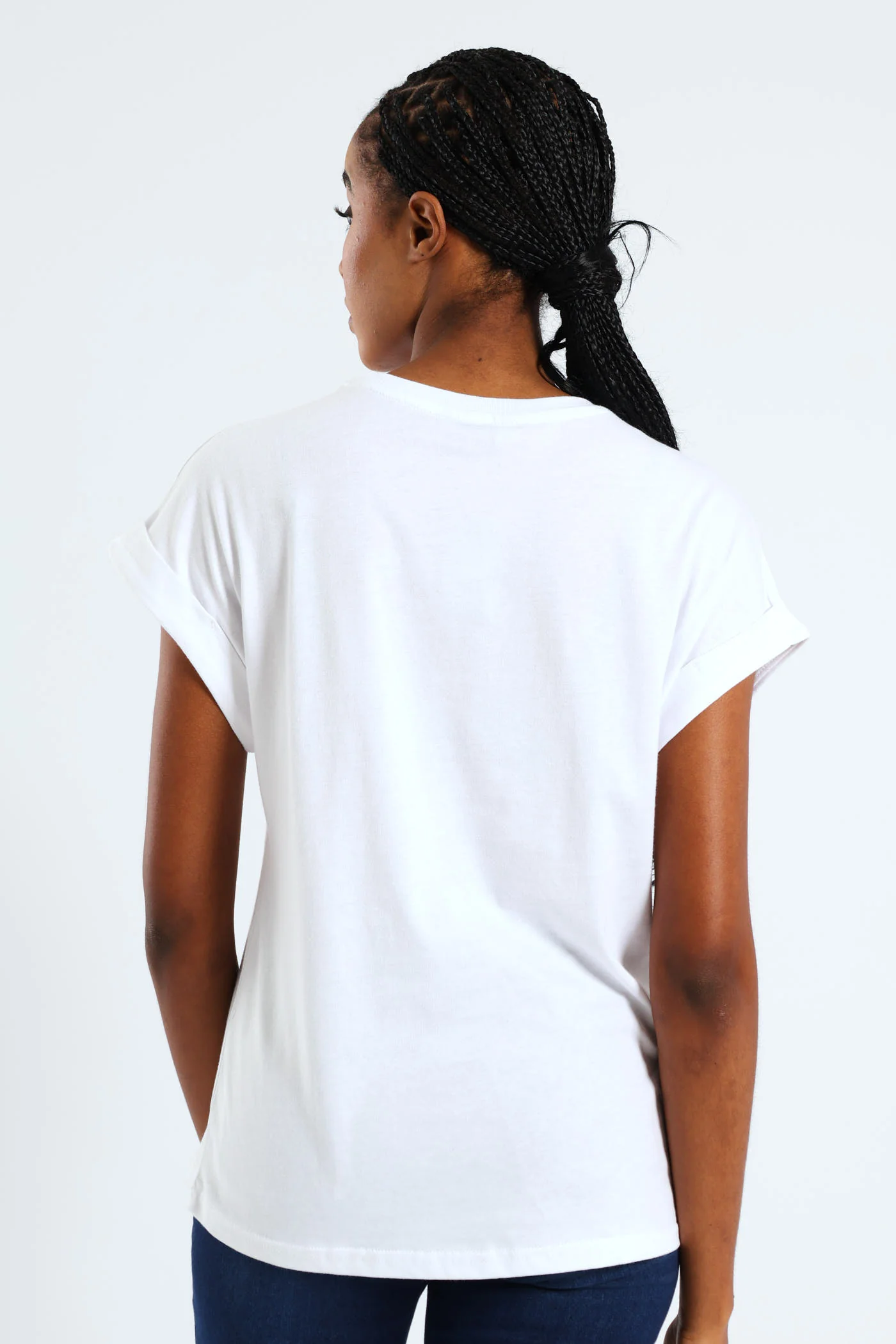 Say Yes To Adventure Palm Foil Muscle Tee - White - Image 3