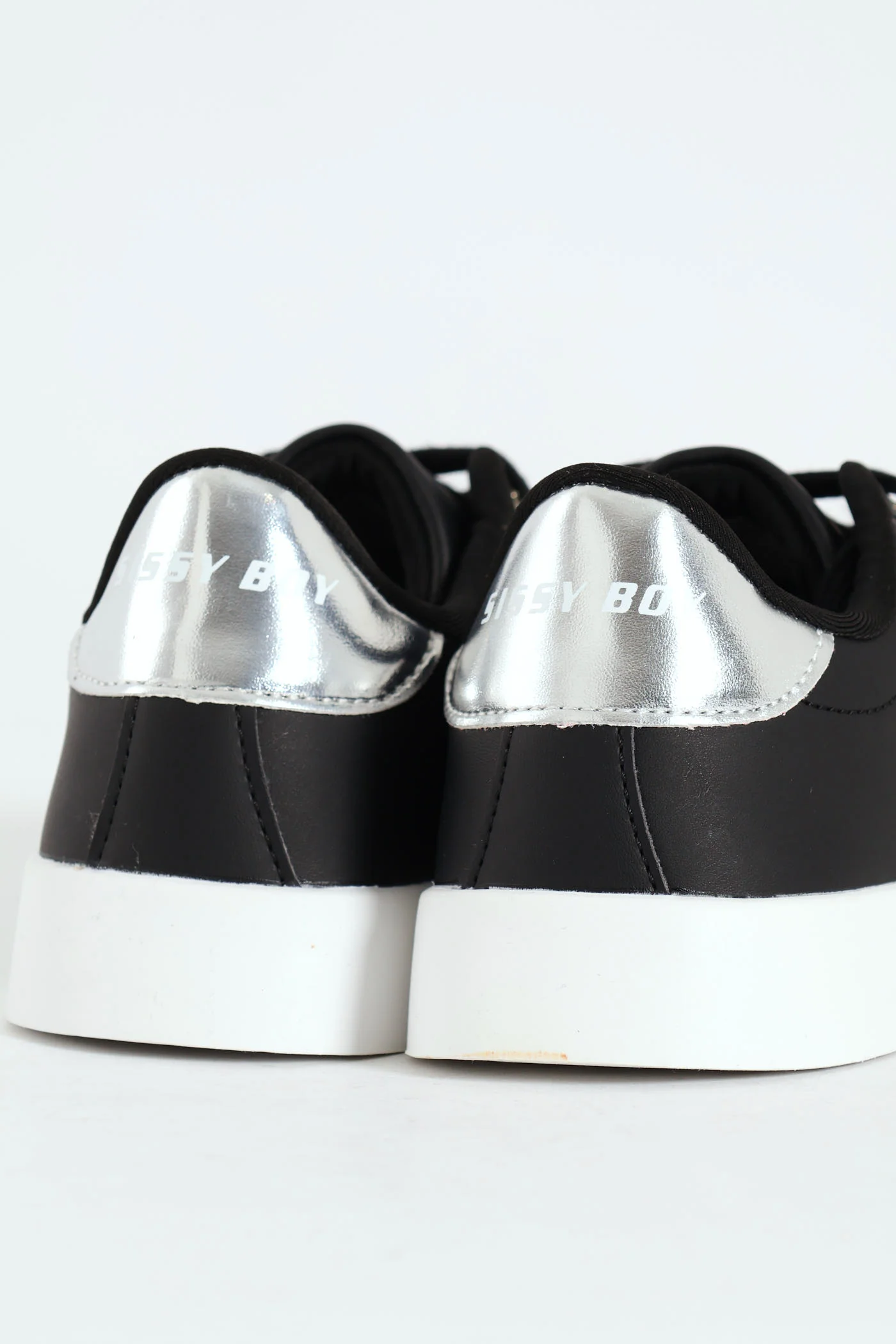Classic Lace Up Logo Hardward Sneaker - Black - Image 11