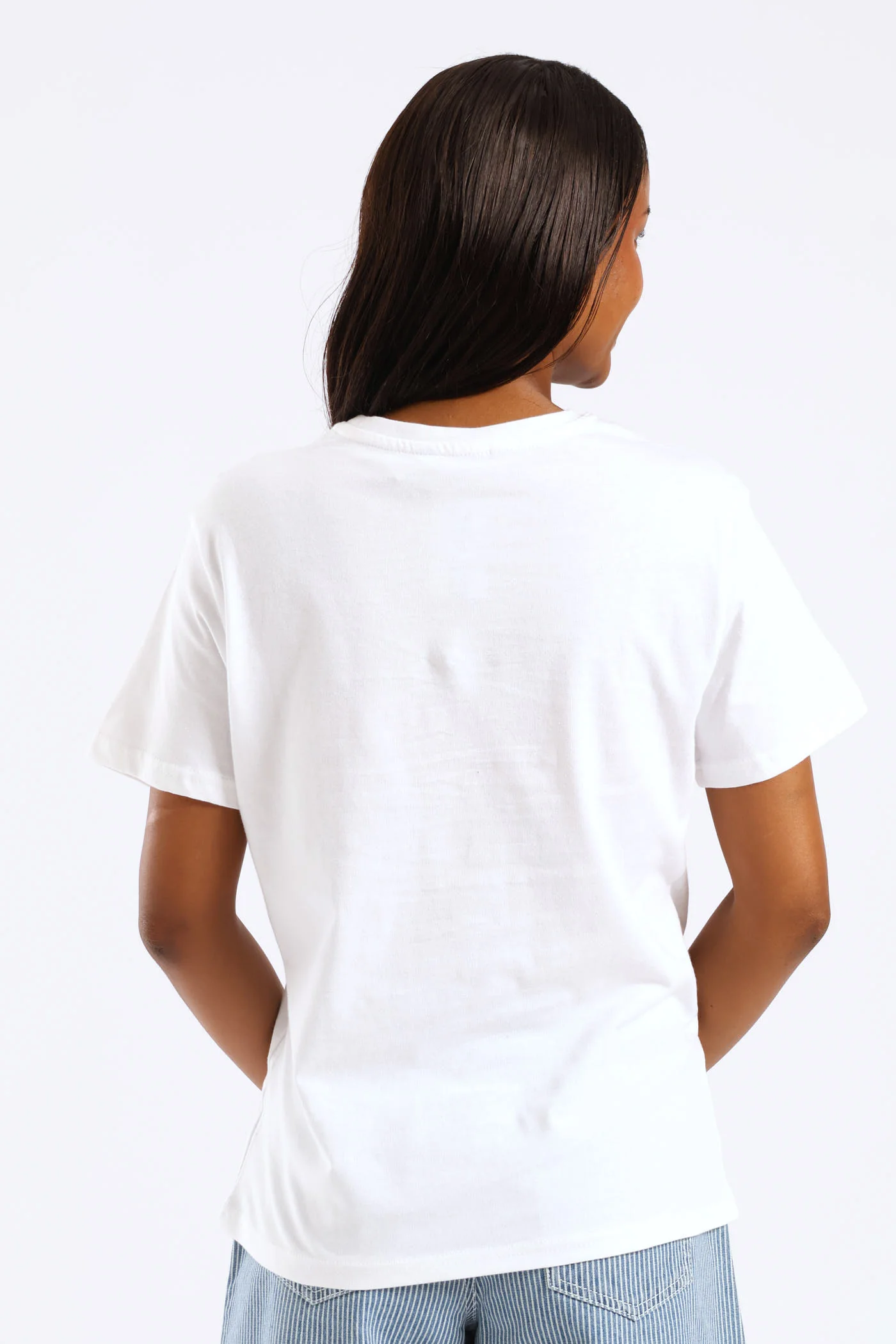 Scooter In Bloom Tee - White - Image 4