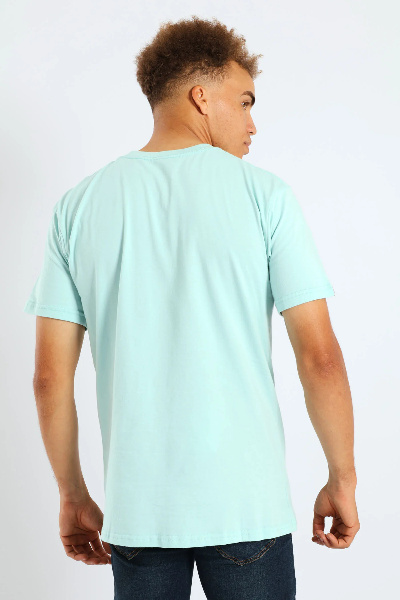 Script Layers Tee - Mint - Image 2